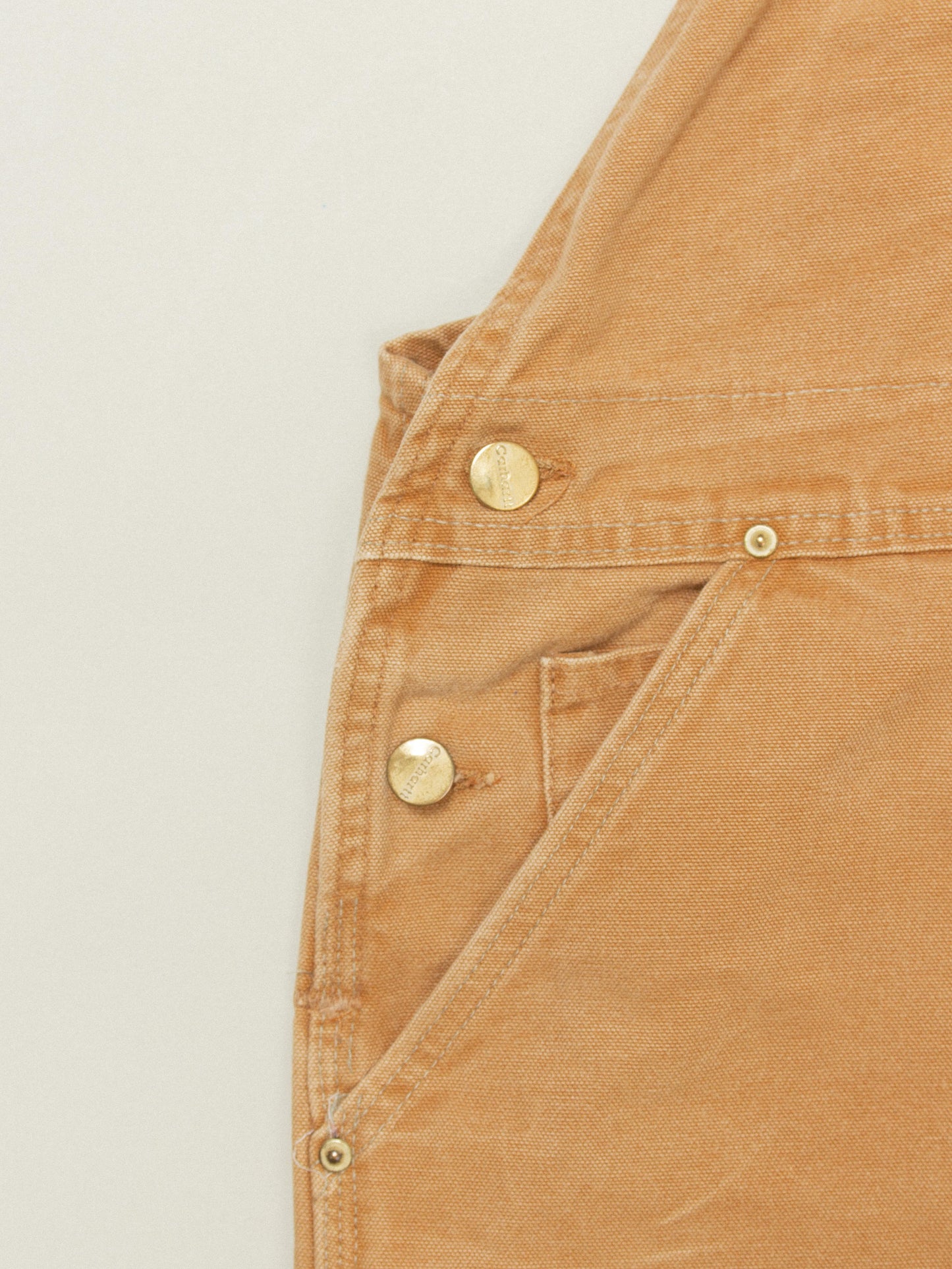 Vtg Carhartt Canvas Overalls - Made in USA (XL)