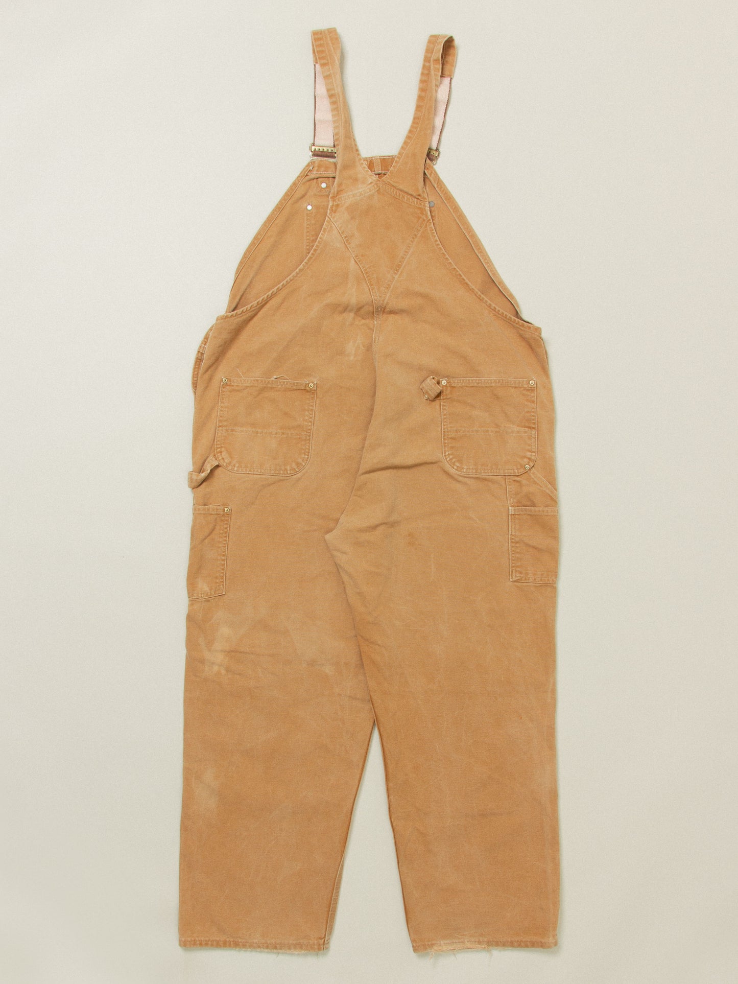 Vtg Carhartt Canvas Overalls - Made in USA (XL)