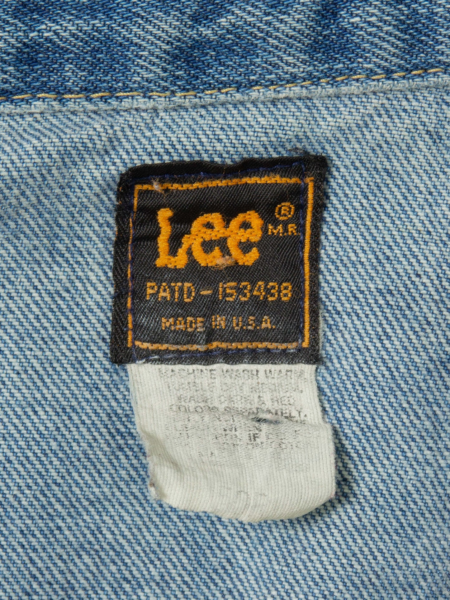 Vtg 1980s Lee Riders Denim Jacket - Made in USA (L)