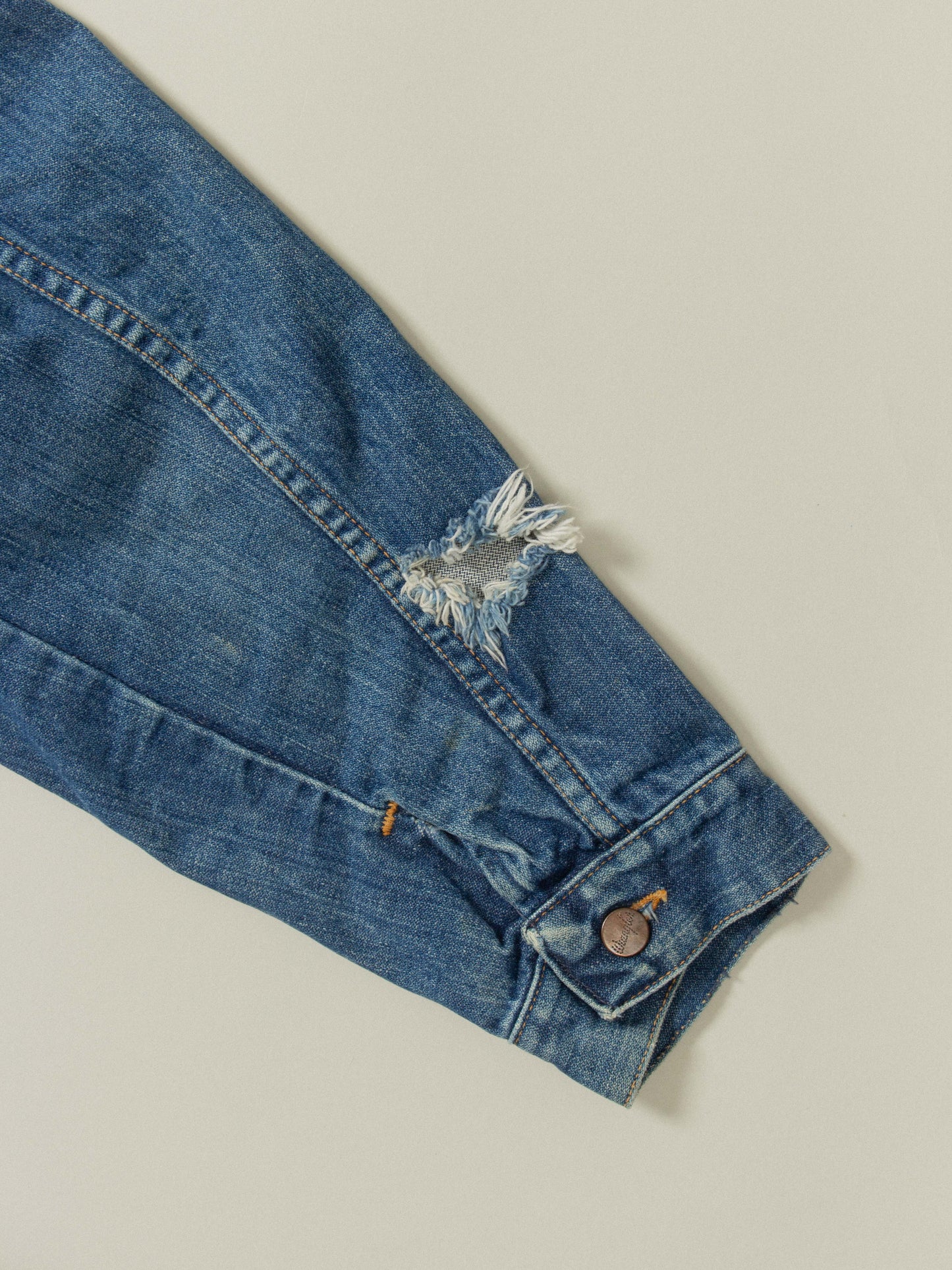 Vtg 1970s Wrangler Denim Jacket - Made in USA (M)