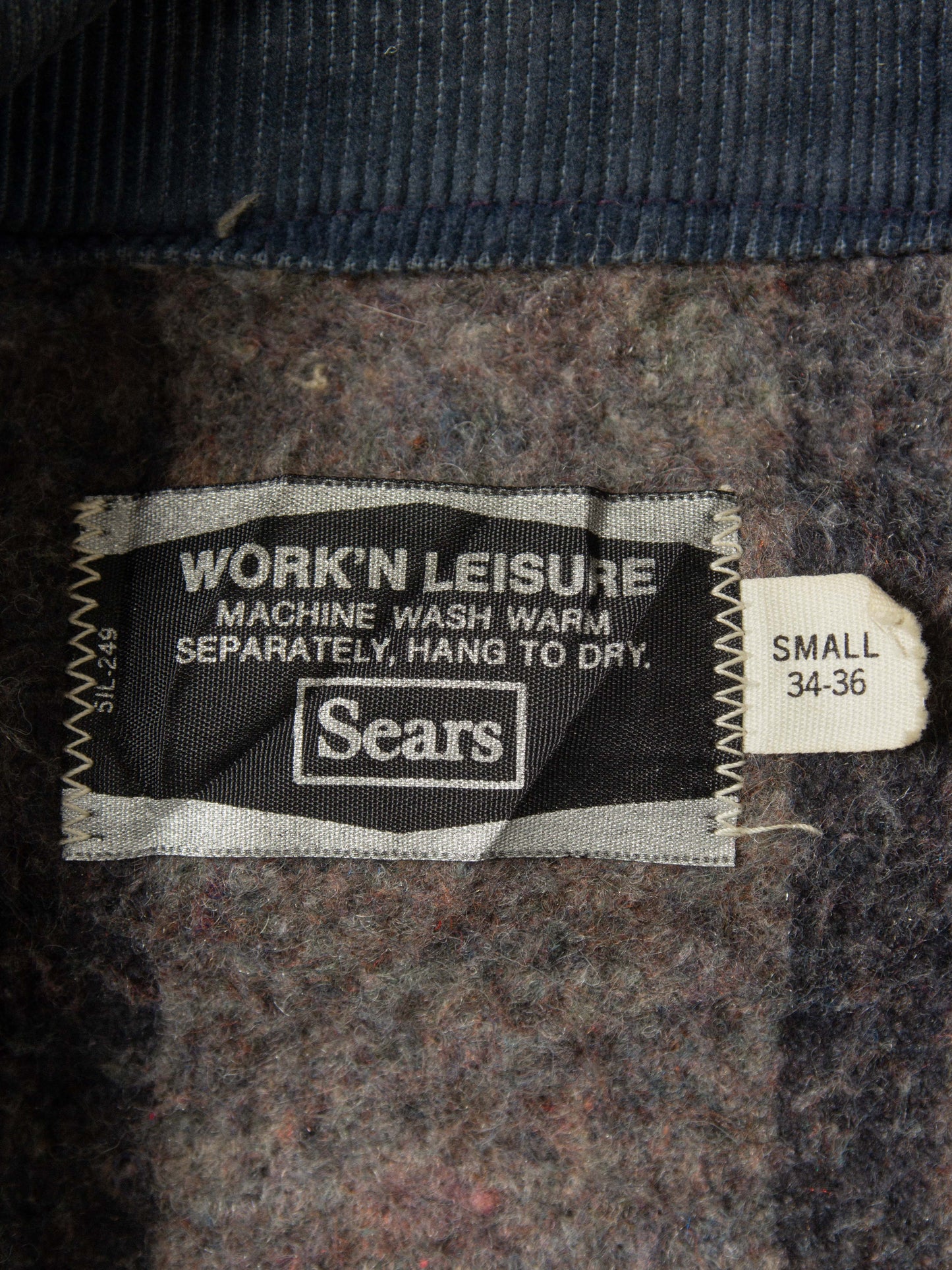 Vtg 1960s Sears Chore Jacket - Made in USA (S)