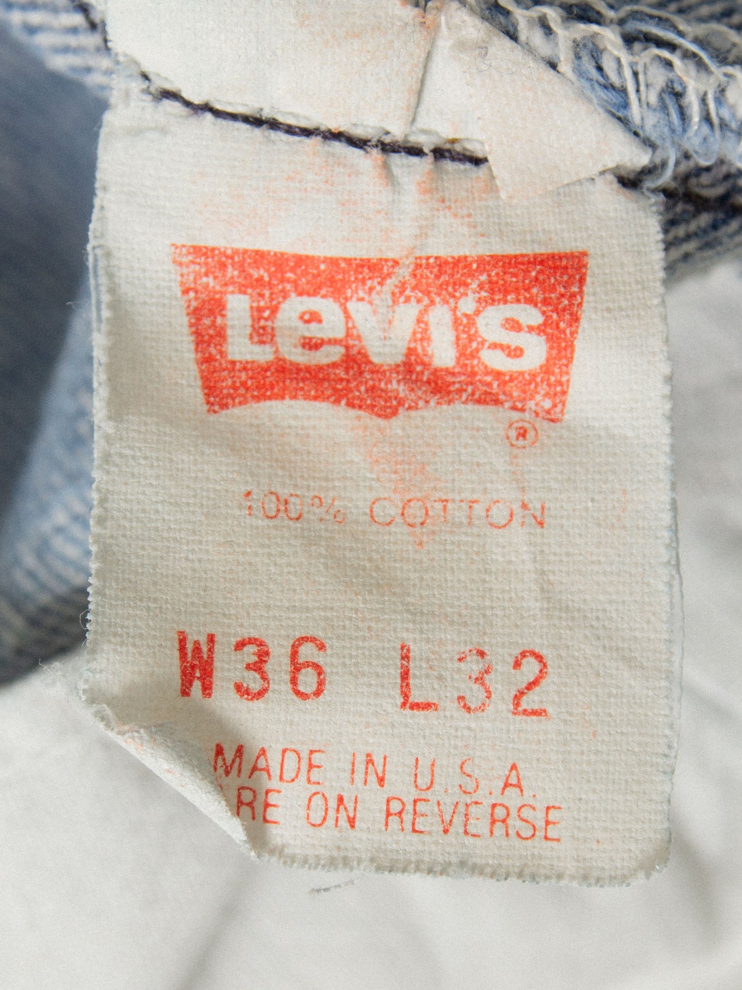 Vtg 1980s Levi's 501 - Made in USA (34x32)