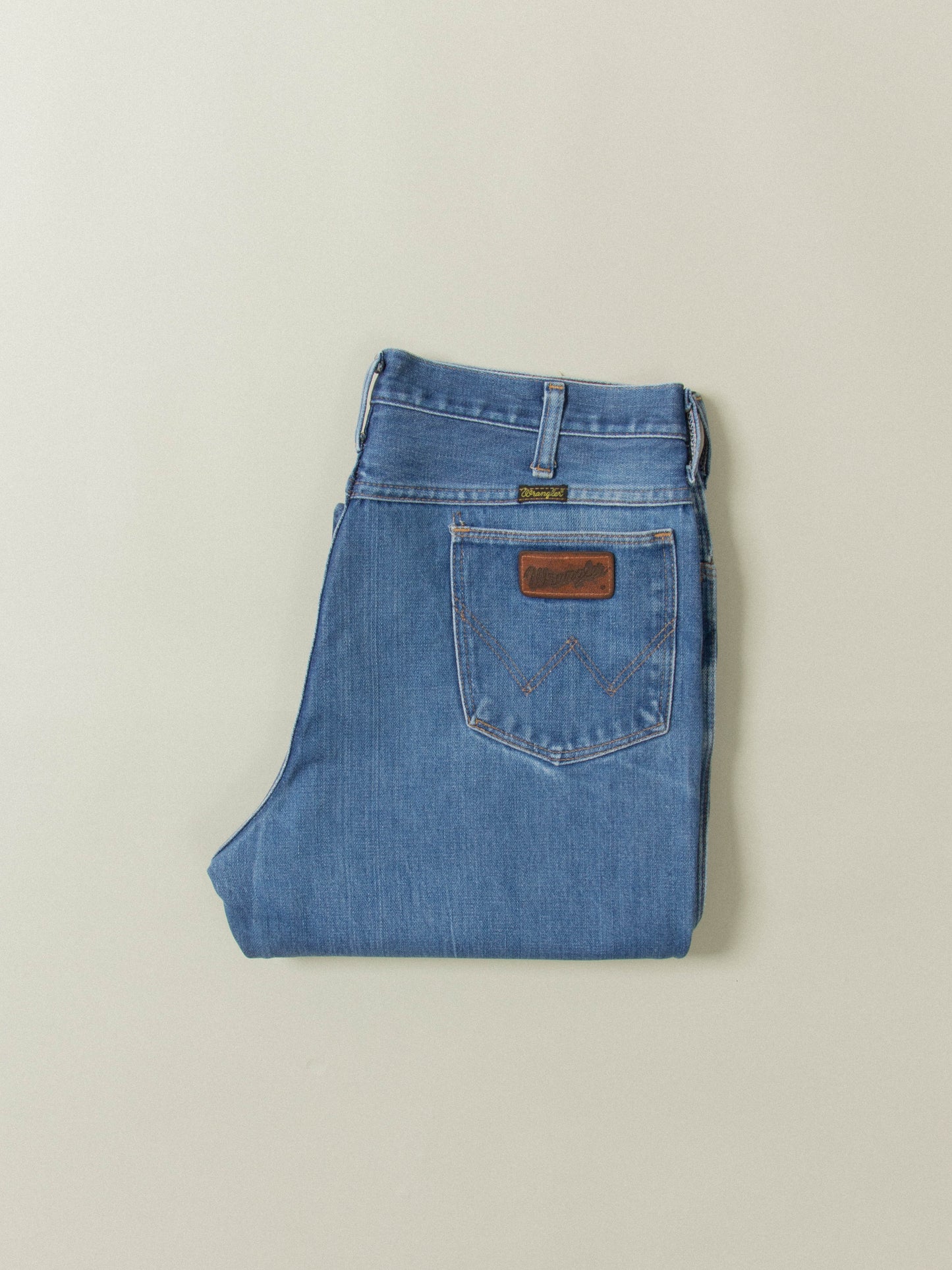 Vtg 1980s Wrangler 'No Fault' Jean - Made in USA (34x33)