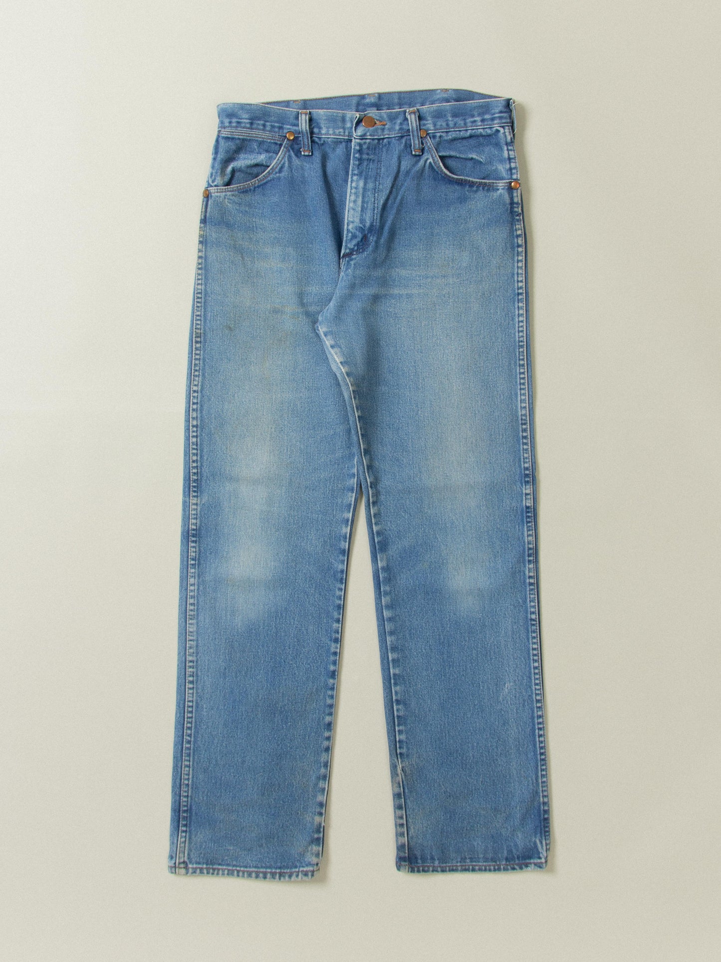Vtg Wrangler Straight Cut Jeans - Made in USA (33x31)