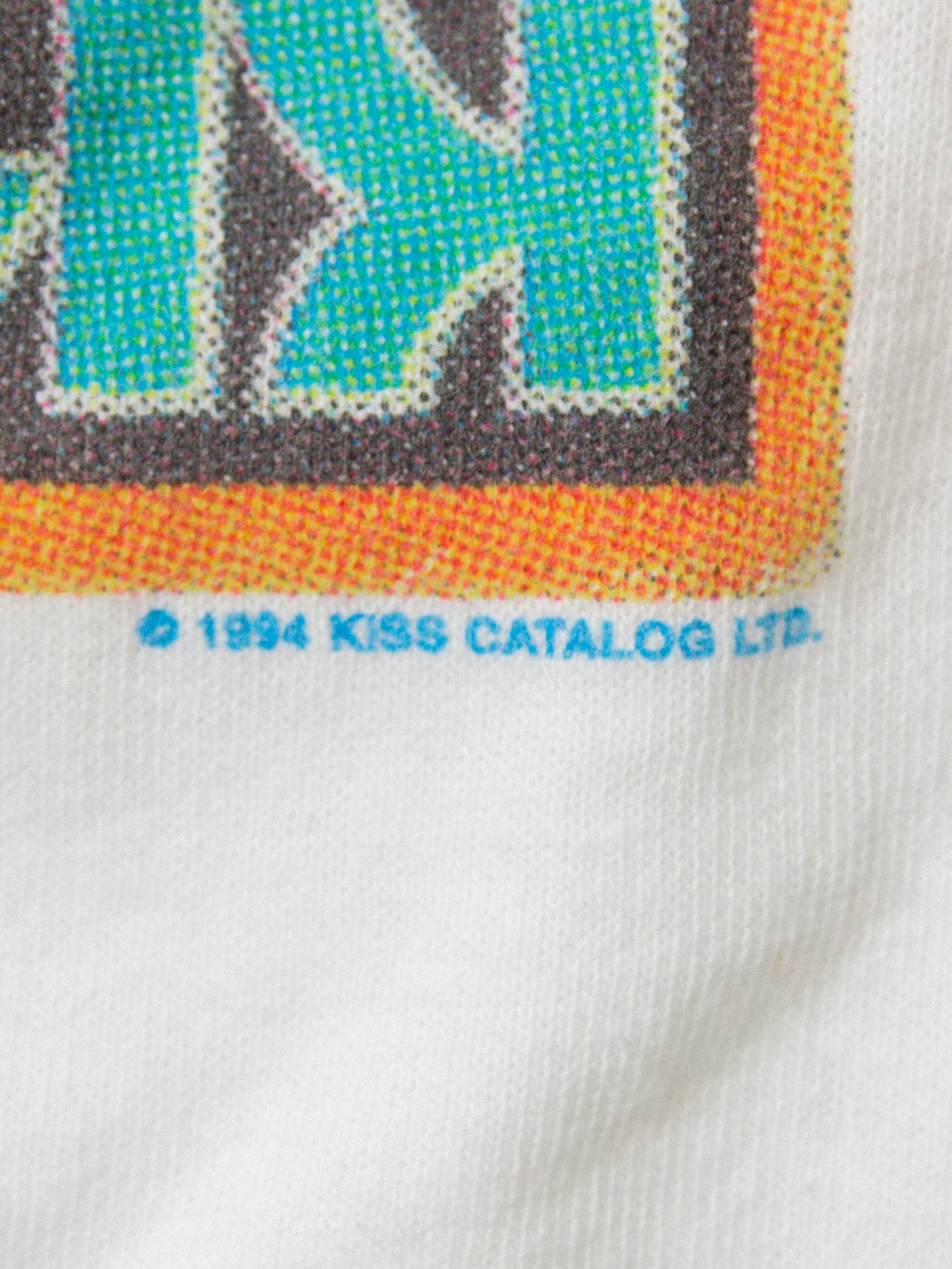 Vtg 1994 Kiss "Rock n Roll Over" Ringer Tee - Made in USA (XL)