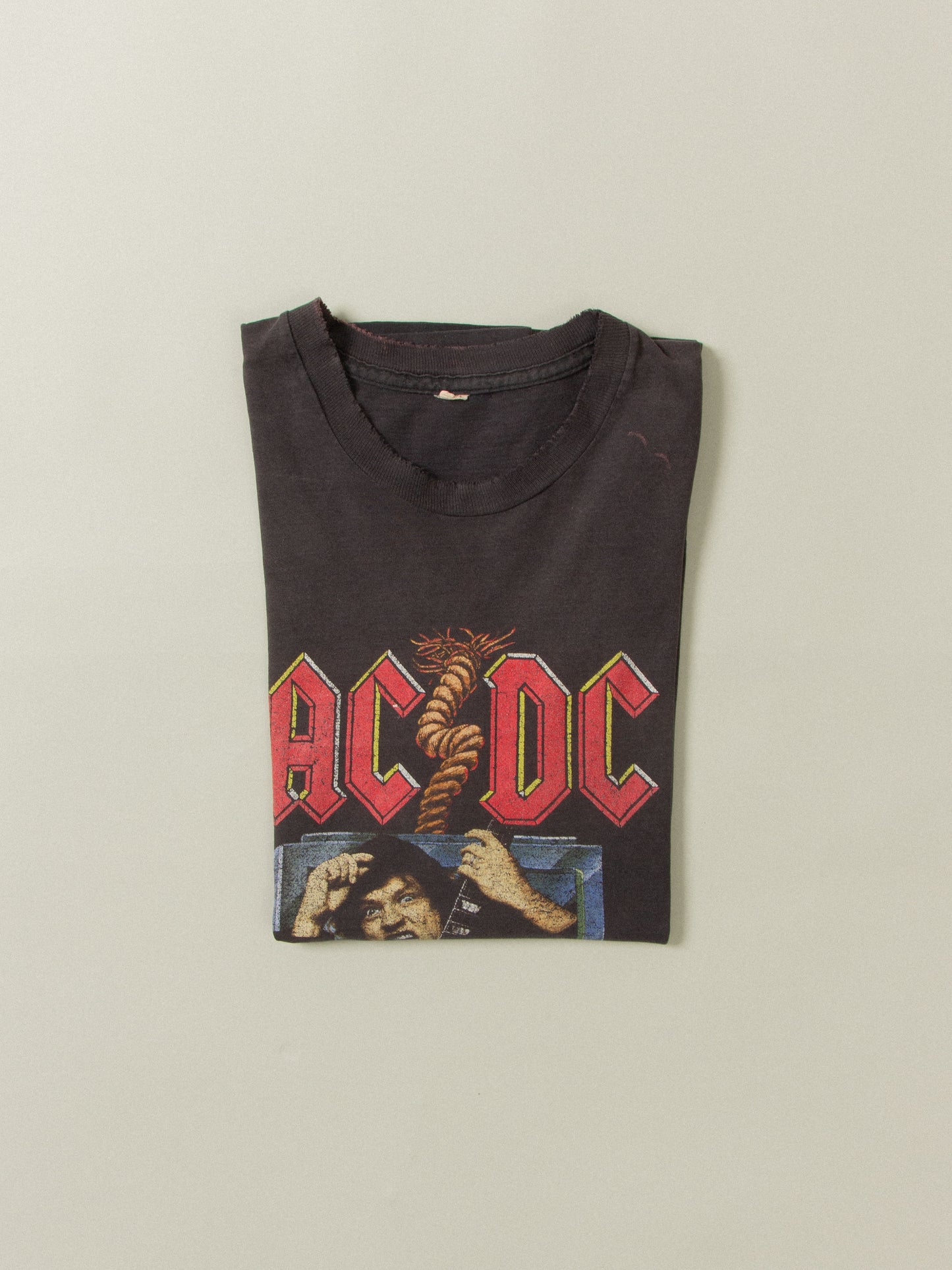 Vtg 1990s ACDC "The Razors Edge" World Tour Single Stitch Tee (L)