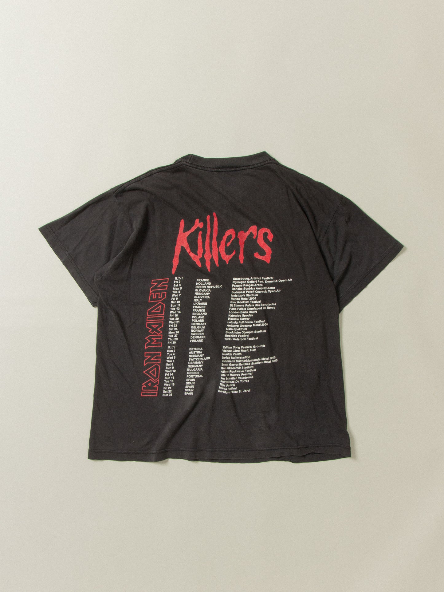 Vtg 1997 Iron Maiden Killers Tee (M)