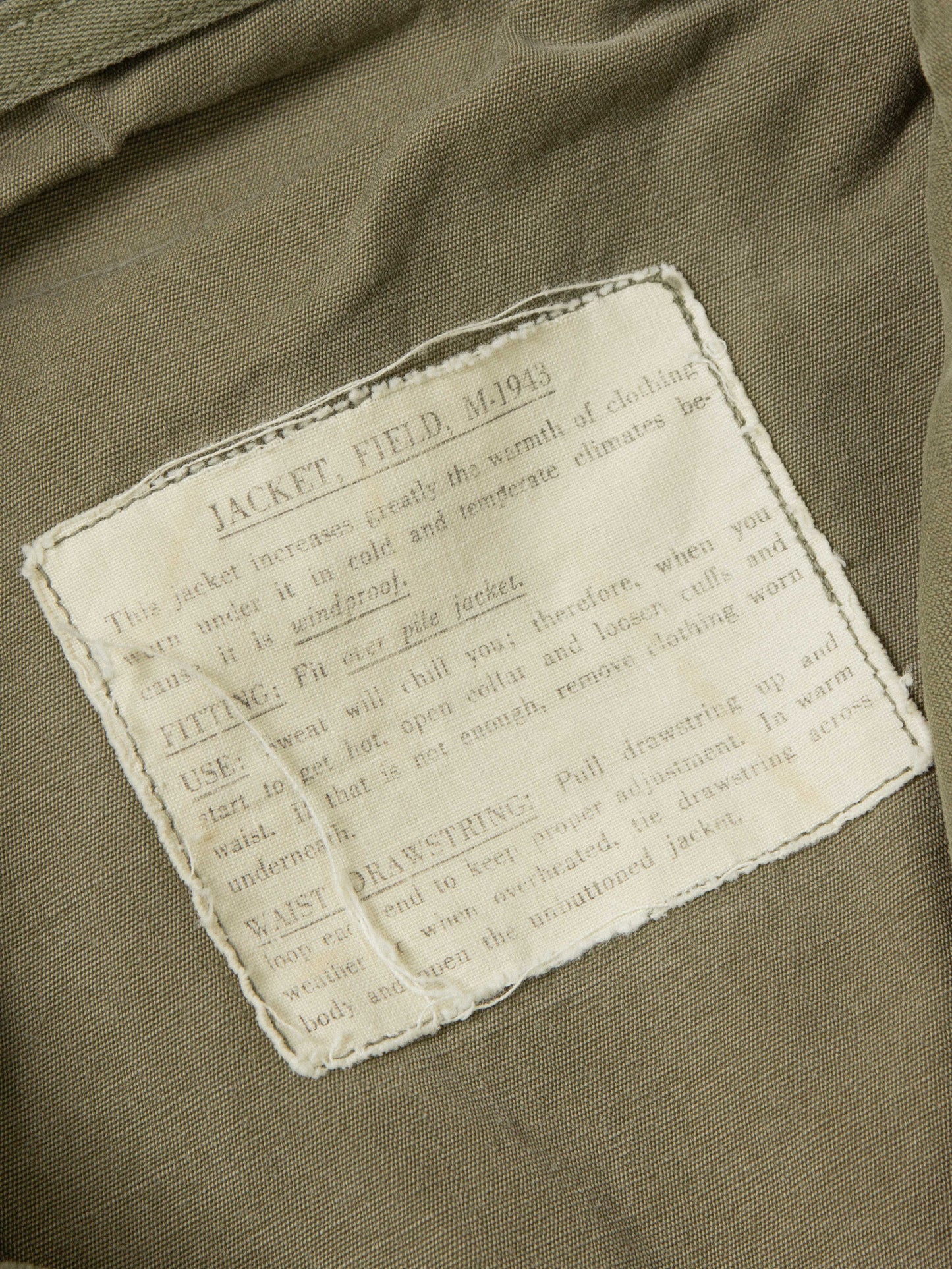 Vtg WWII US Army M-43 Field Jacket (S)