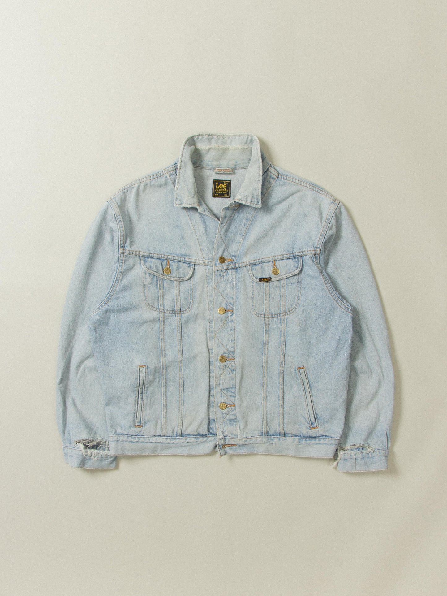 Vtg Lee Rider Denim Jacket (XL)