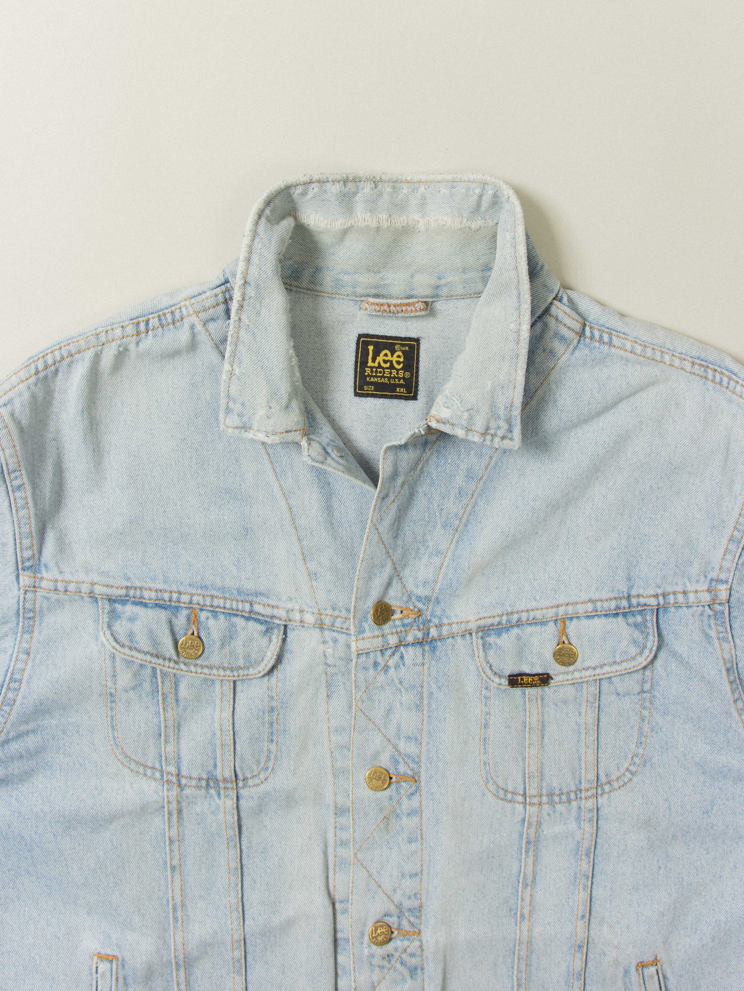 Vtg Lee Rider Denim Jacket (XL)