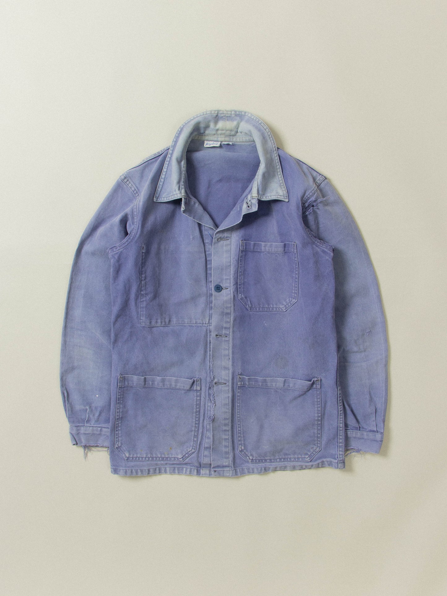 Vtg 1960s Kiplay Work Jacket - Made in France (S)