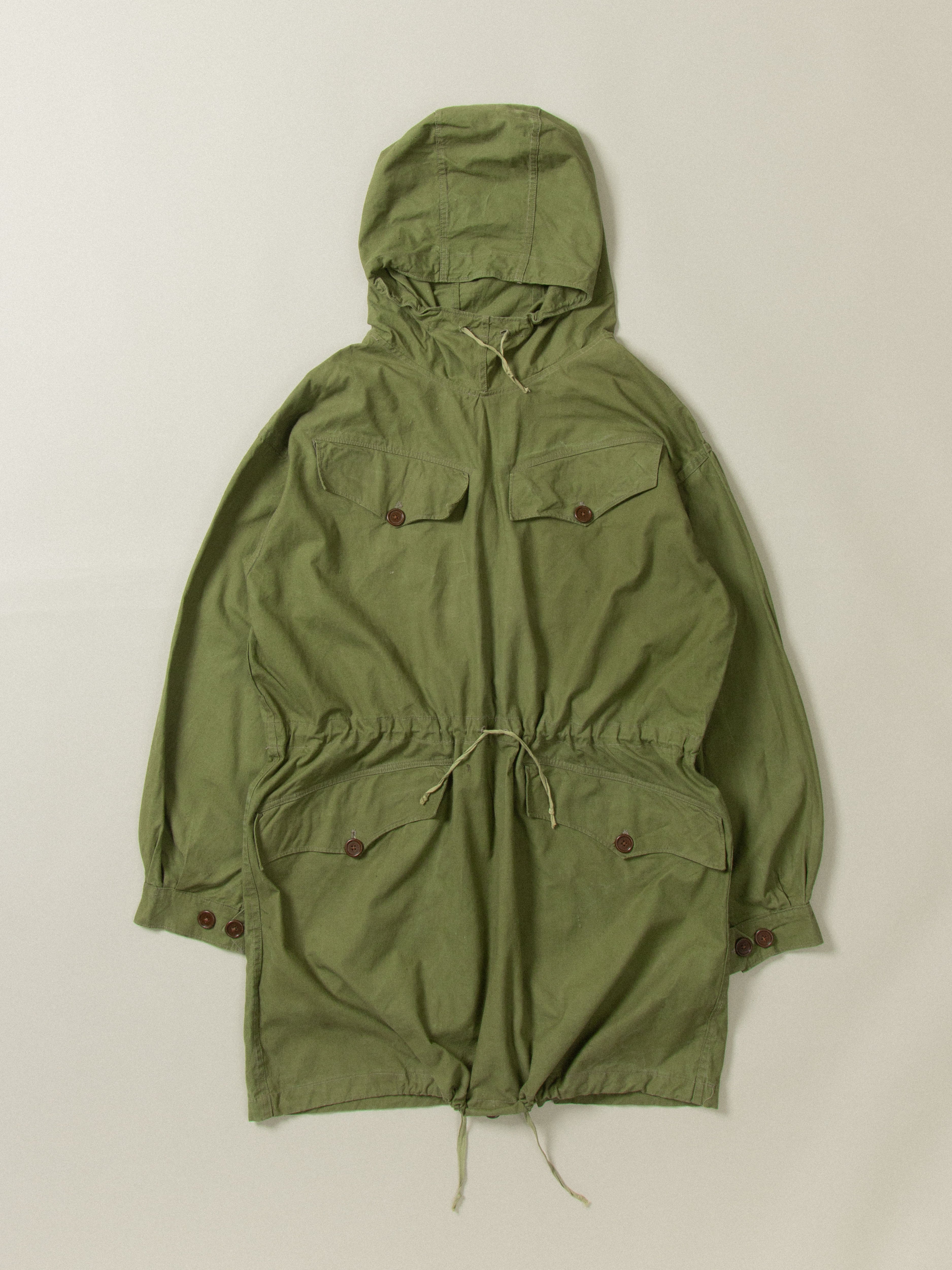 Vtg 1950s French Army Smock (M)