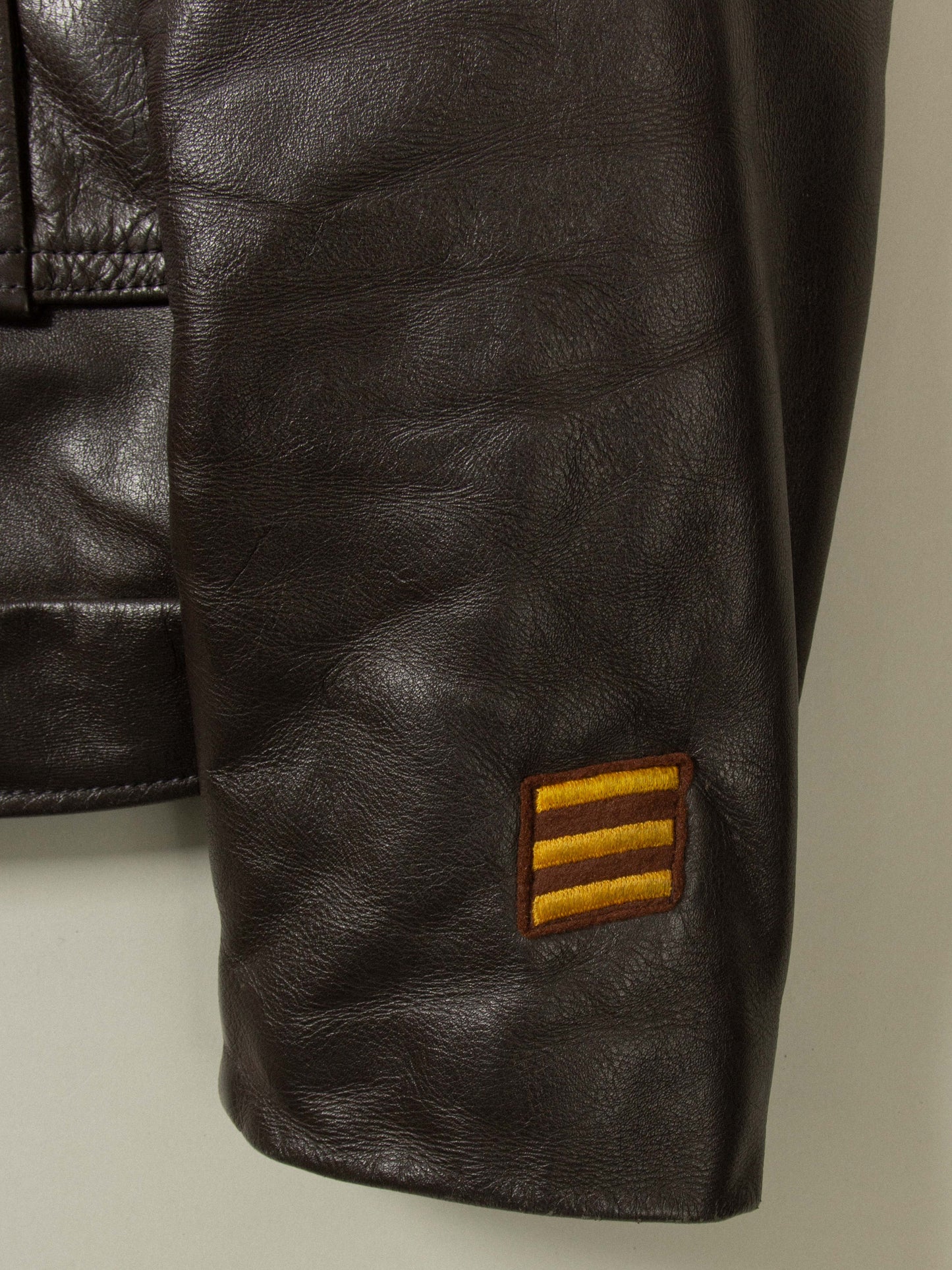 Vtg 1970s Bridgeview Police Leather Jacket - Made in USA (US 44)
