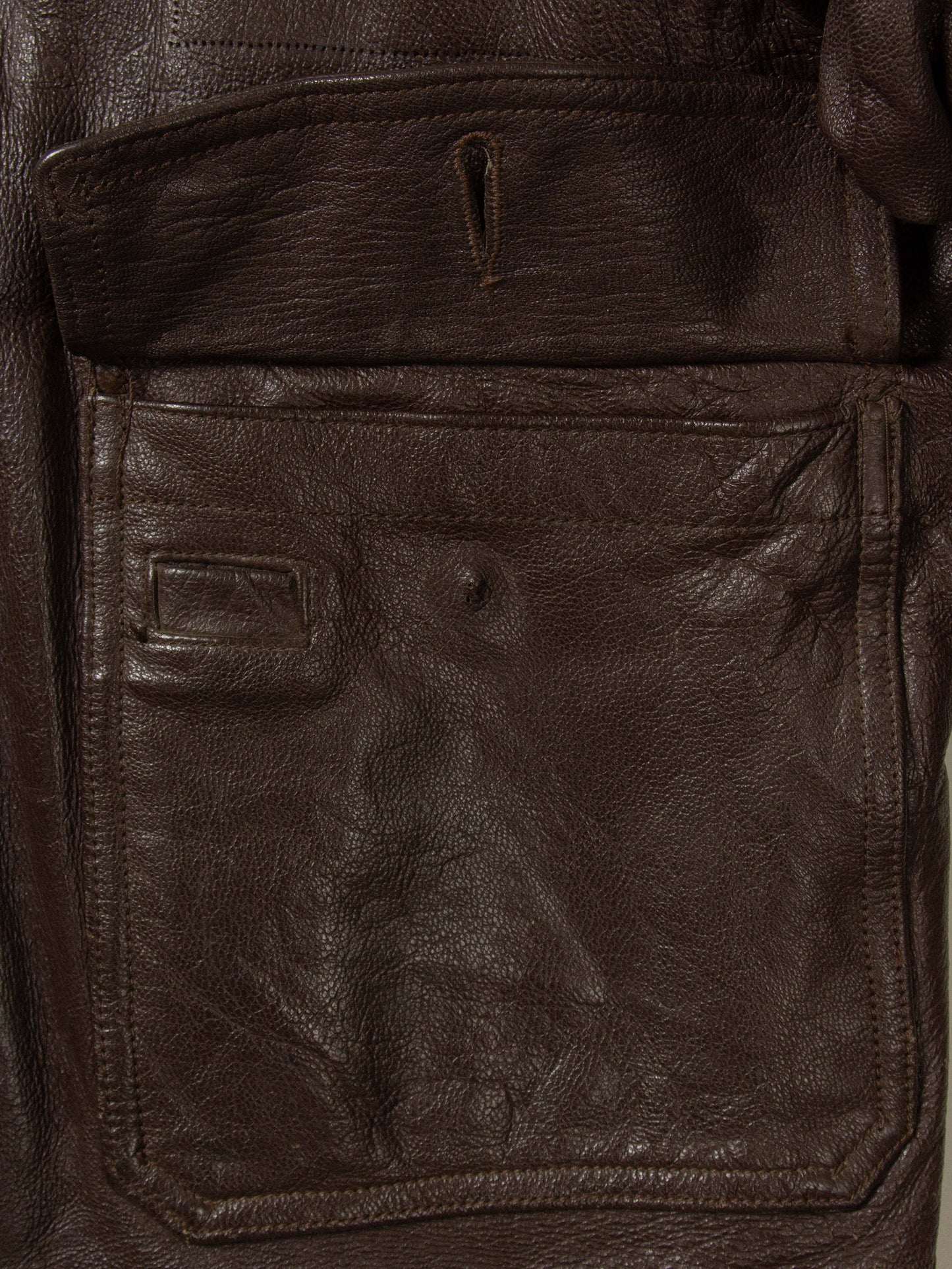 Vtg 1950s US Navy BuAero G-1 Leather Jacket (M)
