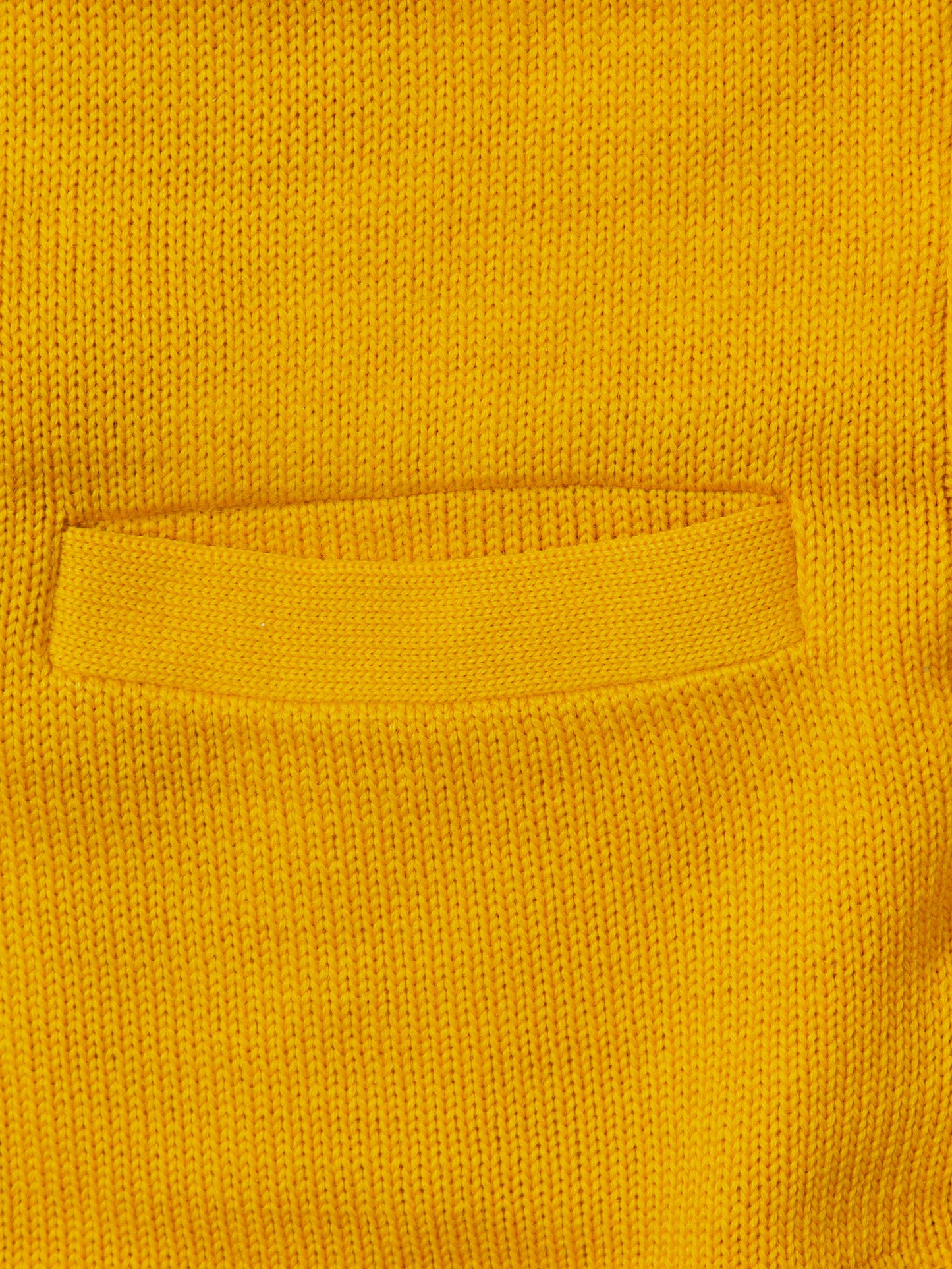 Vtg 1950s Yellow Campus Wool Cardigan (XS)