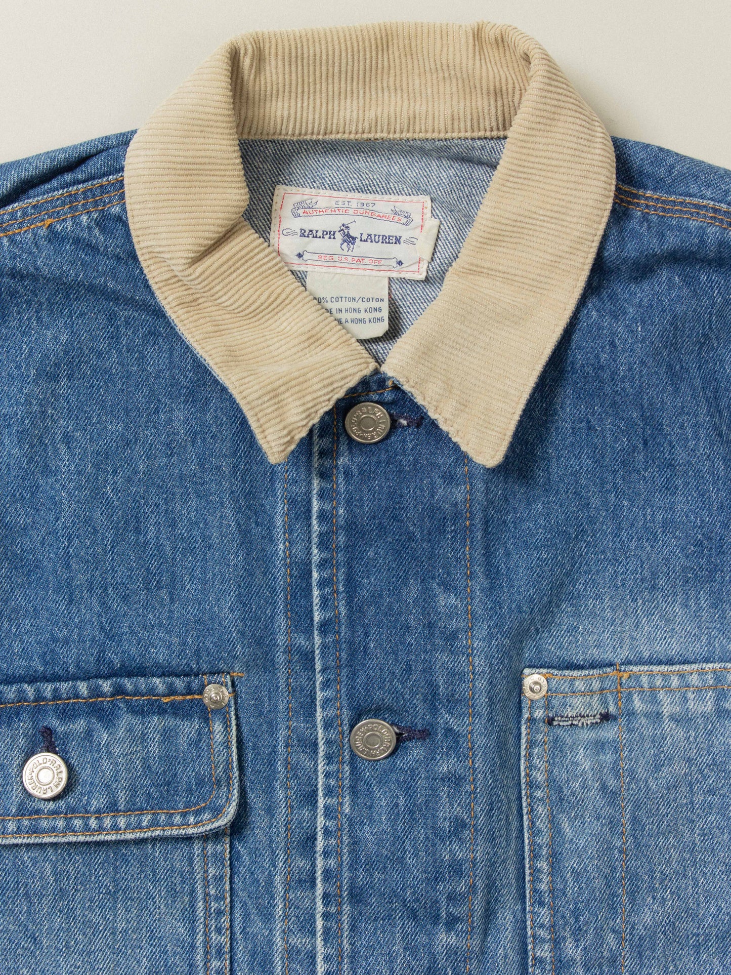 Vtg 1980s Ralph Lauren Denim Jacket (M)