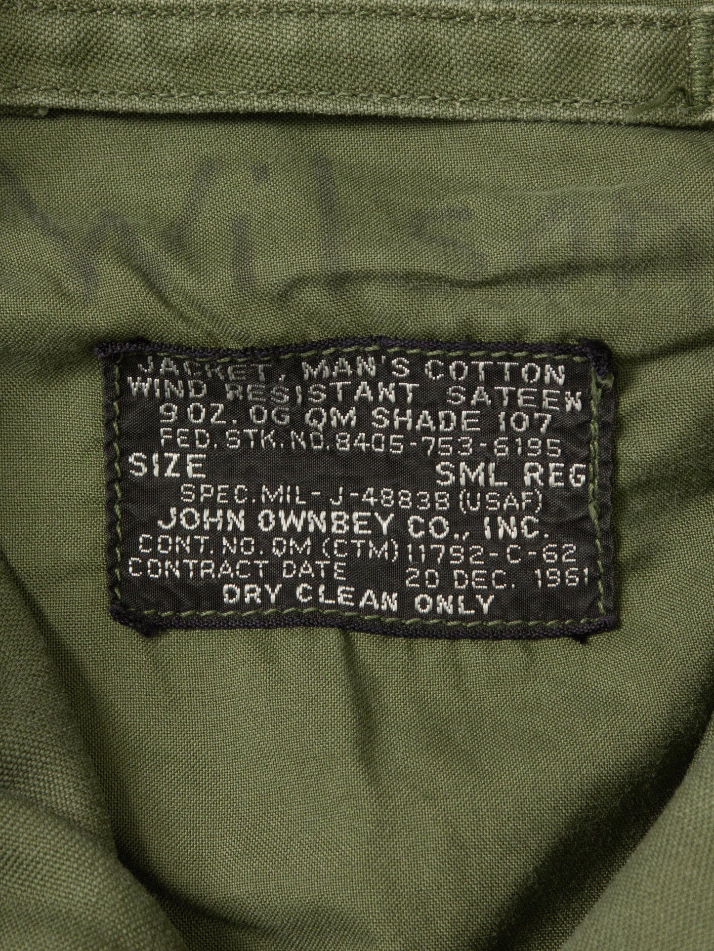 Vtg 1961 US Air Force Field Jacket (S)