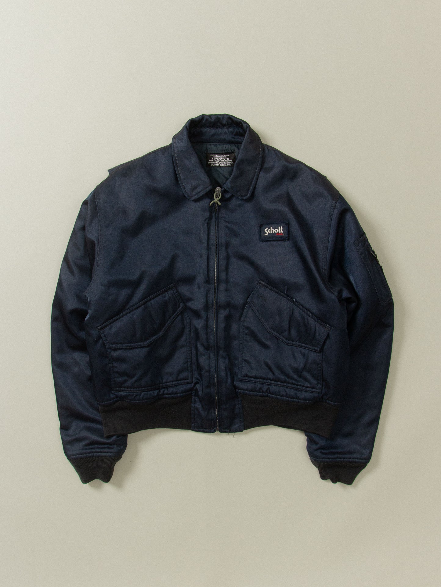 Vtg 1990s Schott NYC Heavy CWU Jacket (XL)
