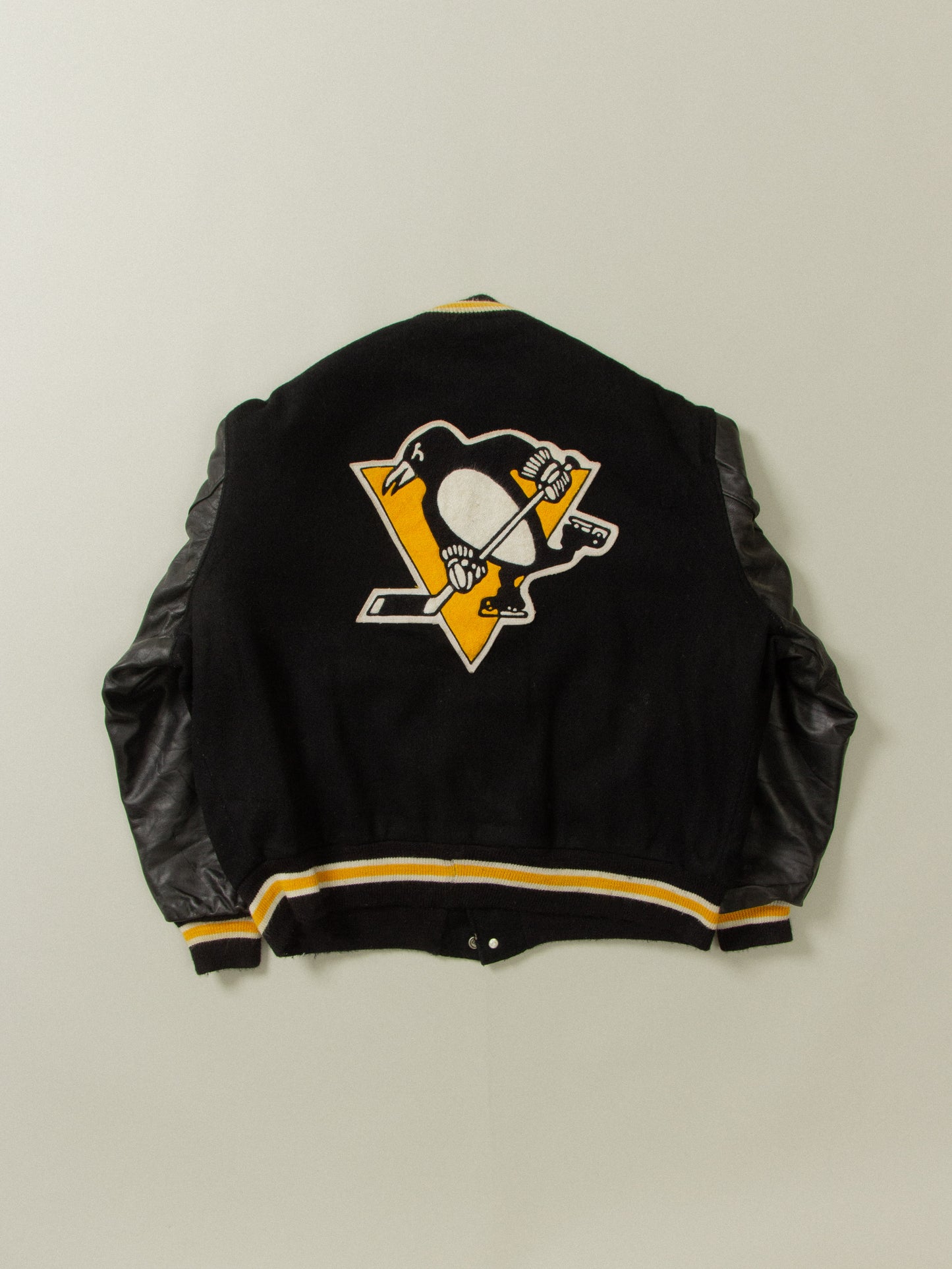 Vtg 1990s DeLong NHL Varsity Jacket - Made in USA (L/XL)