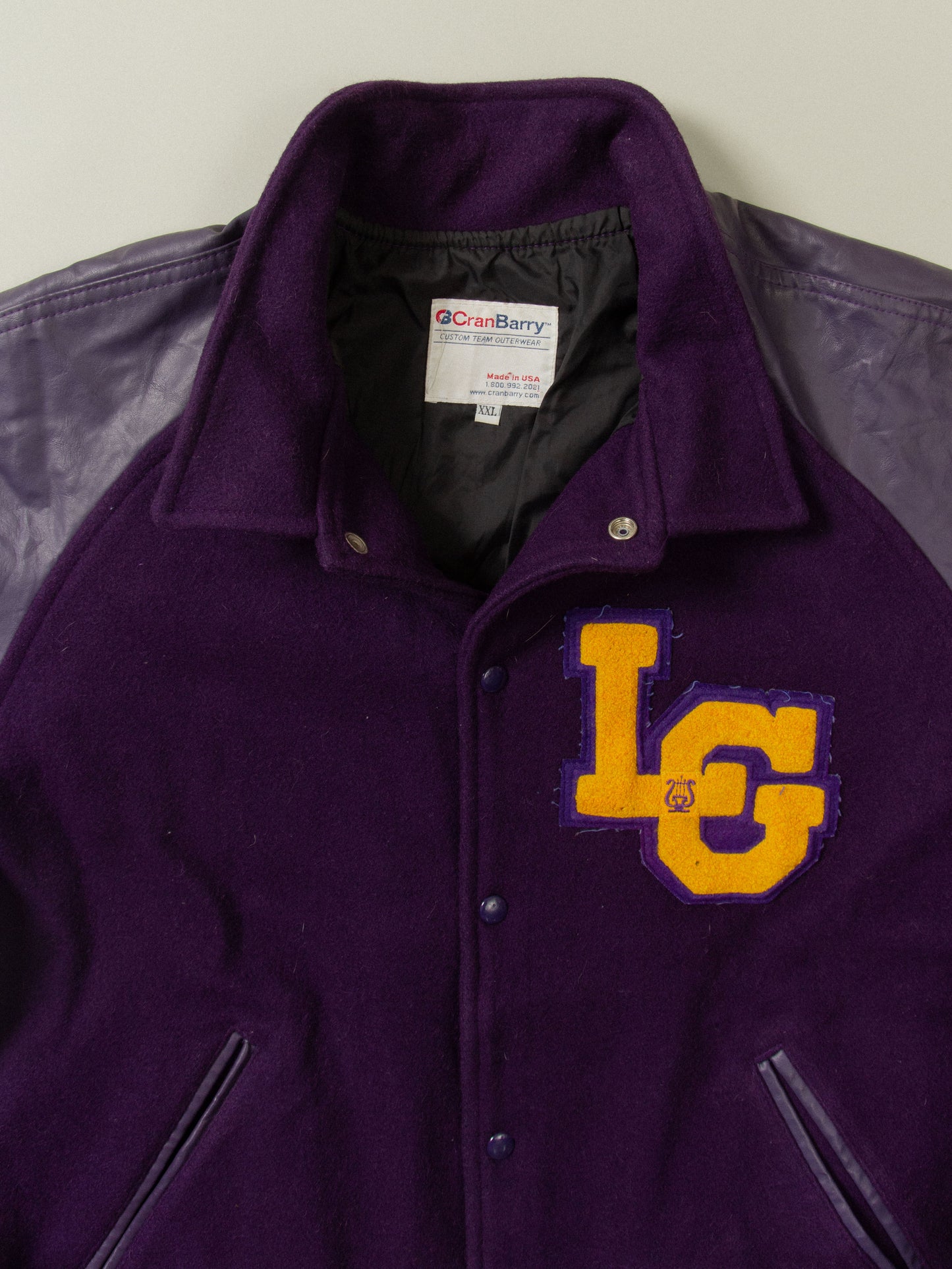 Vtg CranBarry Varsity Jacket - Made in USA (XXL)