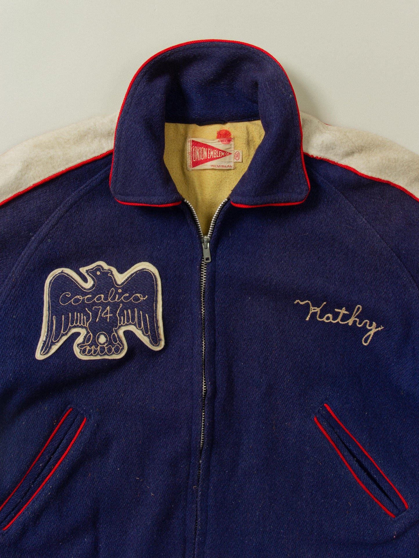 Vtg 1970s Cocalico School Letterman Jacket (S)