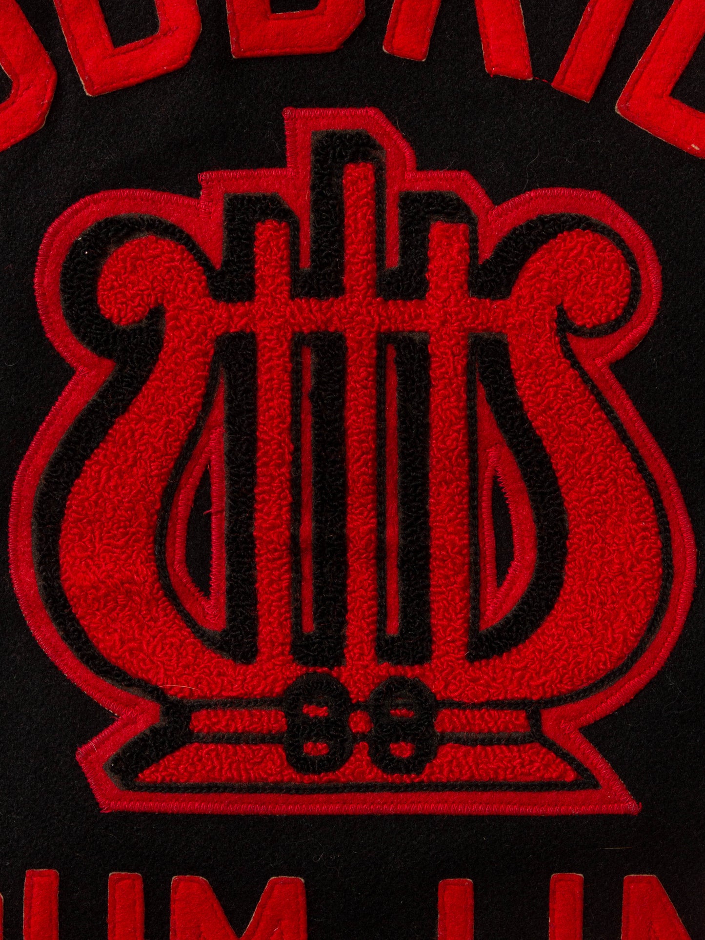 Vtg 1960s Hewitt Mfg. Hooded Varsity Jacket (M)