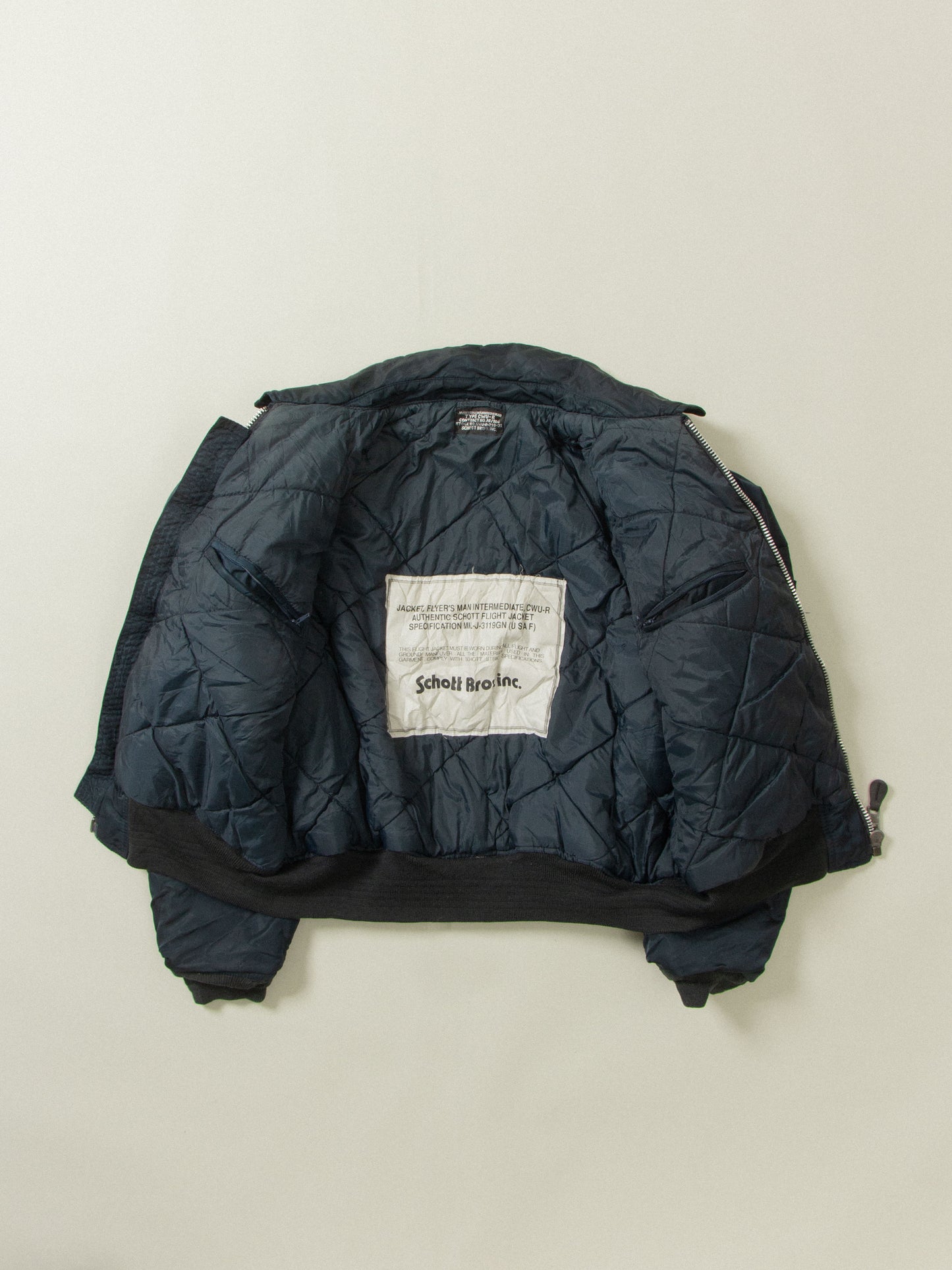 Vtg 1990s Schott NYC CWU Flight Jacket (XL)