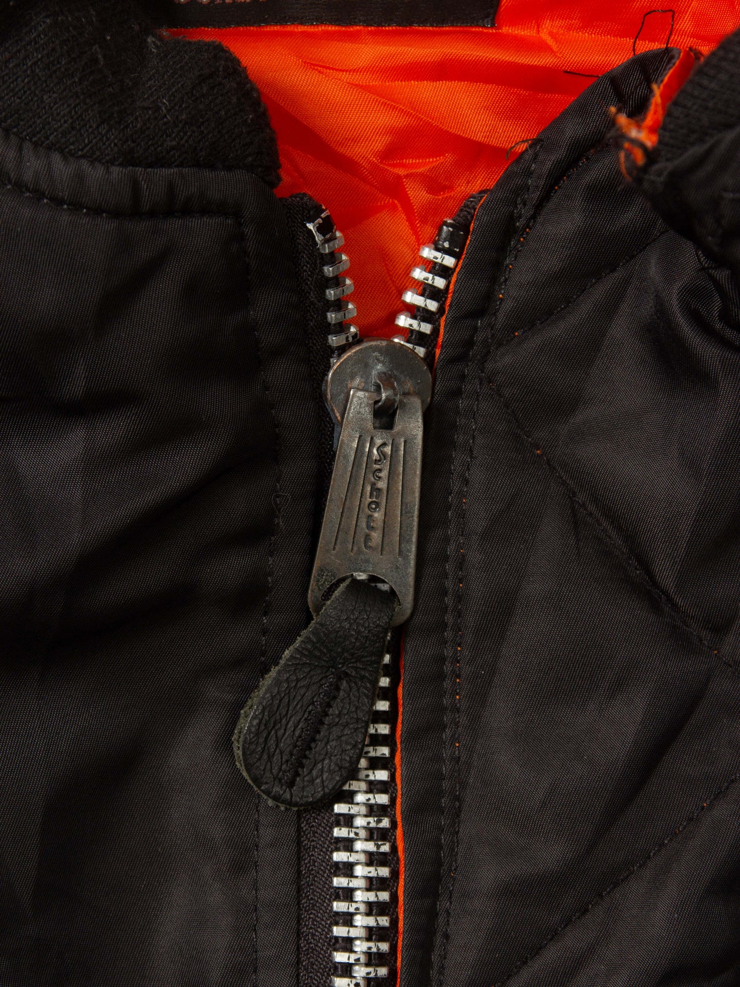 Vtg 1990s Schott NYC MA-1 Bomber Jacket (XXL)