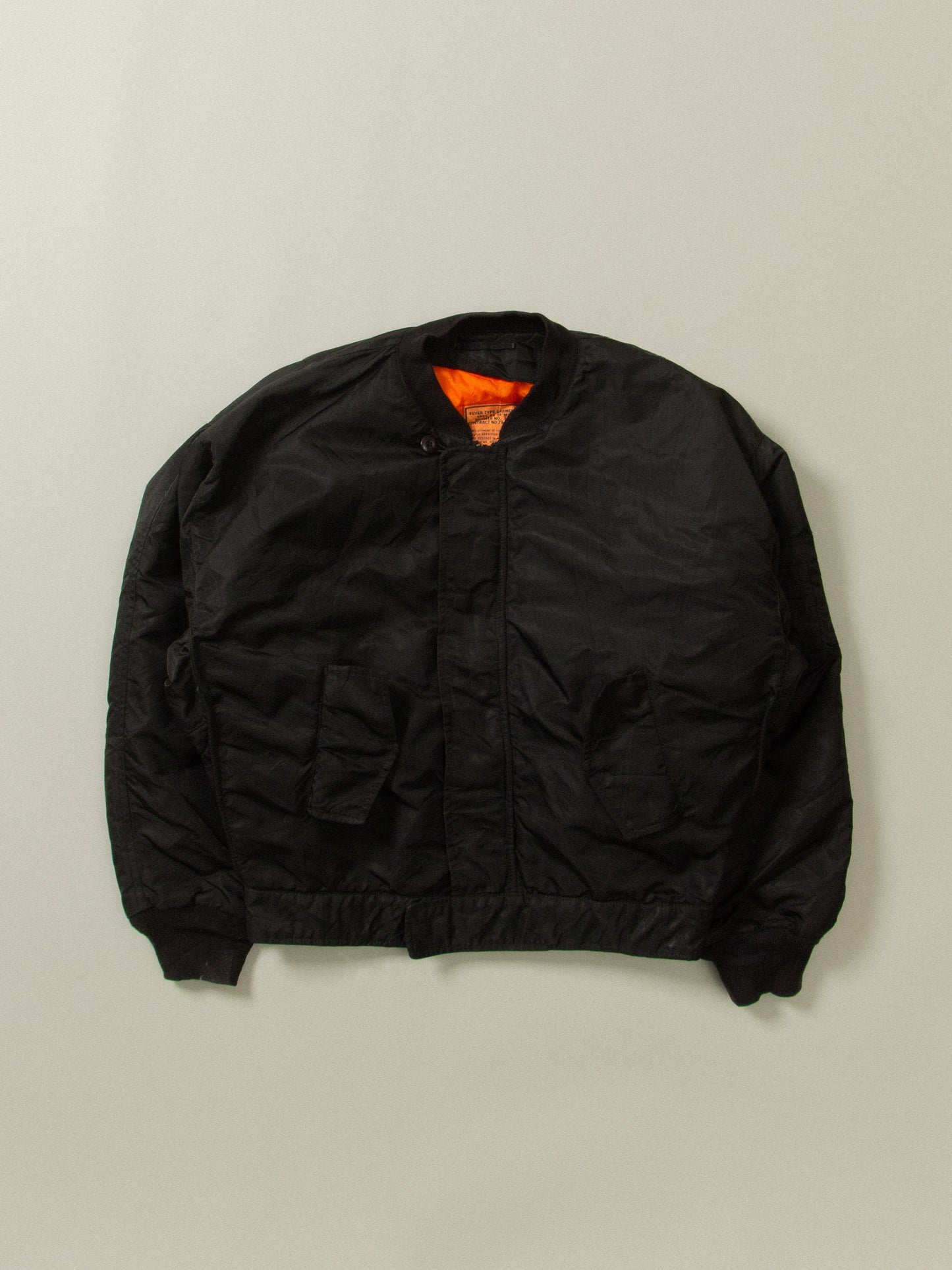 Vtg 1990s Schott NYC Nylon Flight Jacket (XXL)