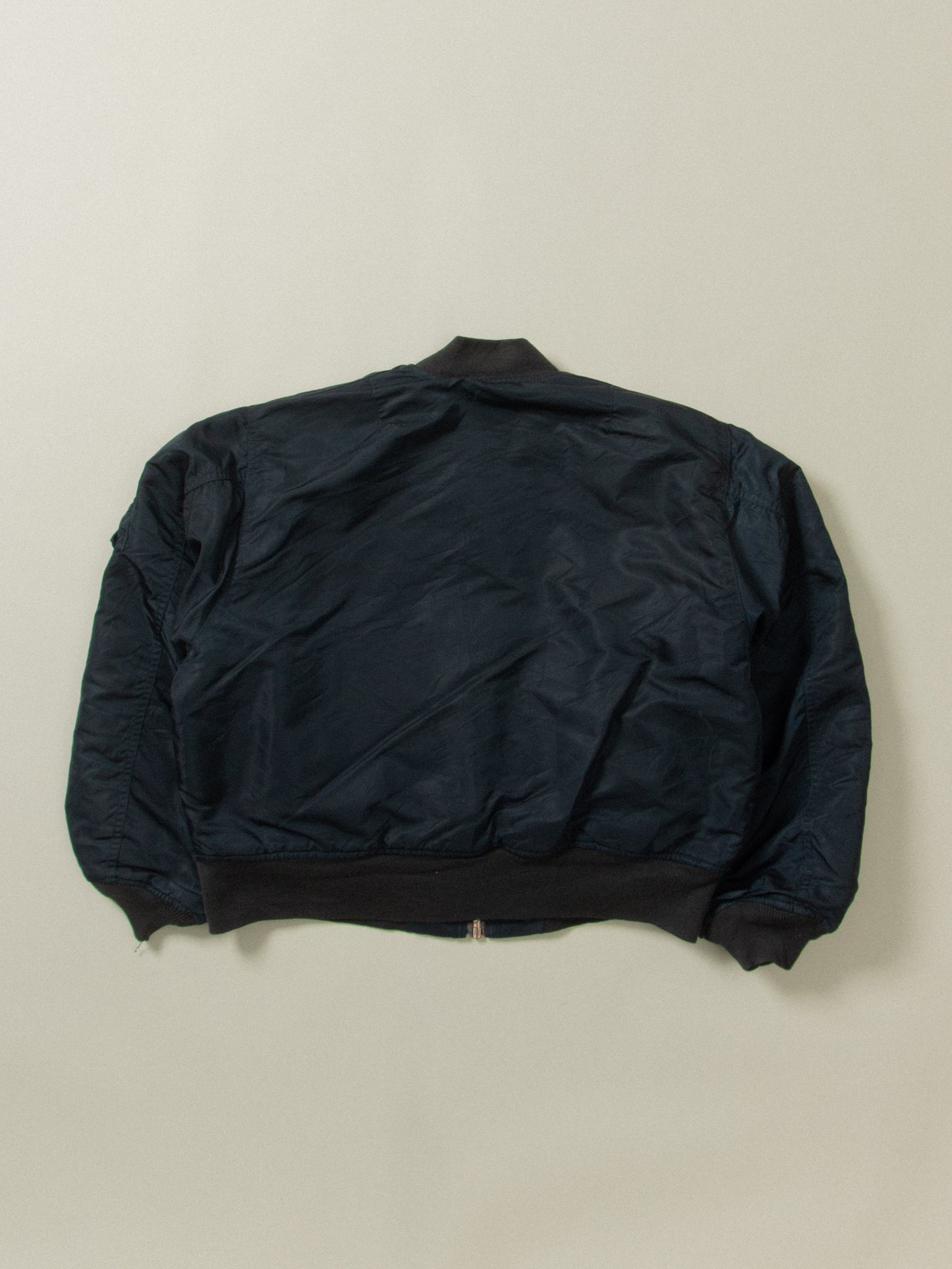Vtg 1990s Schott NYC MA-1 Bomber Jacket (XL)