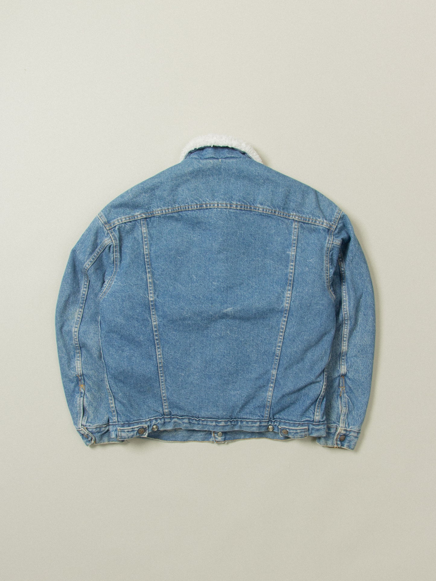 Vtg Levi's Sherpa Denim Jacket - Made in USA (L)