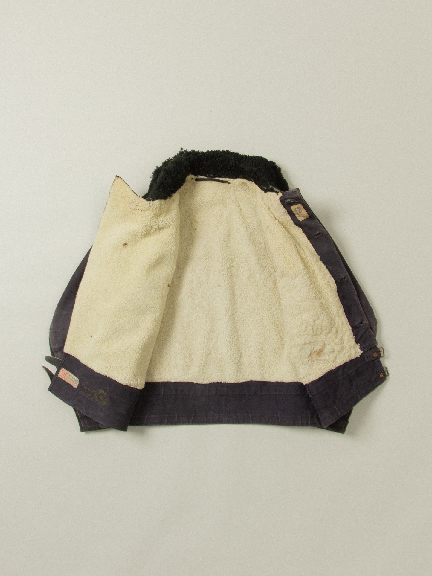 Vtg Rare 1940s Swedish Army Dispatch Jacket (M)