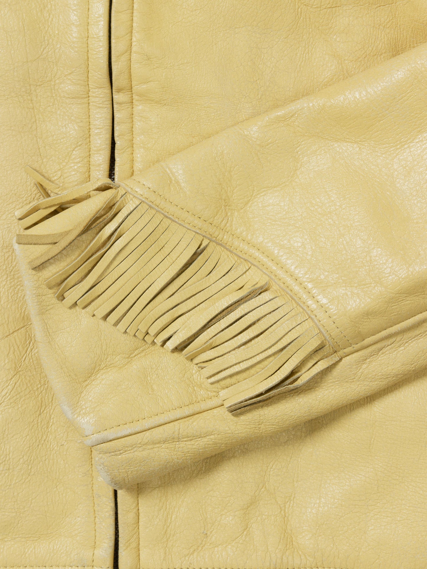 Vtg 1950s Western W.B Place Deerskin Fringe Jacket - Made in USA (M)