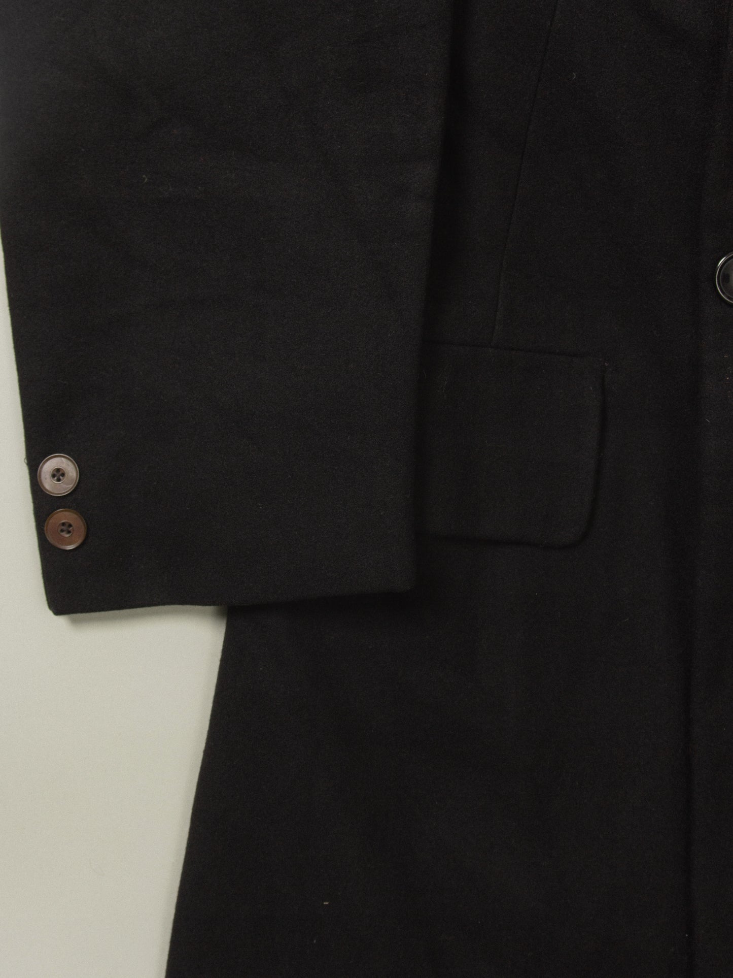 Vtg 1940s Double-Breasted Wool Coat (M)