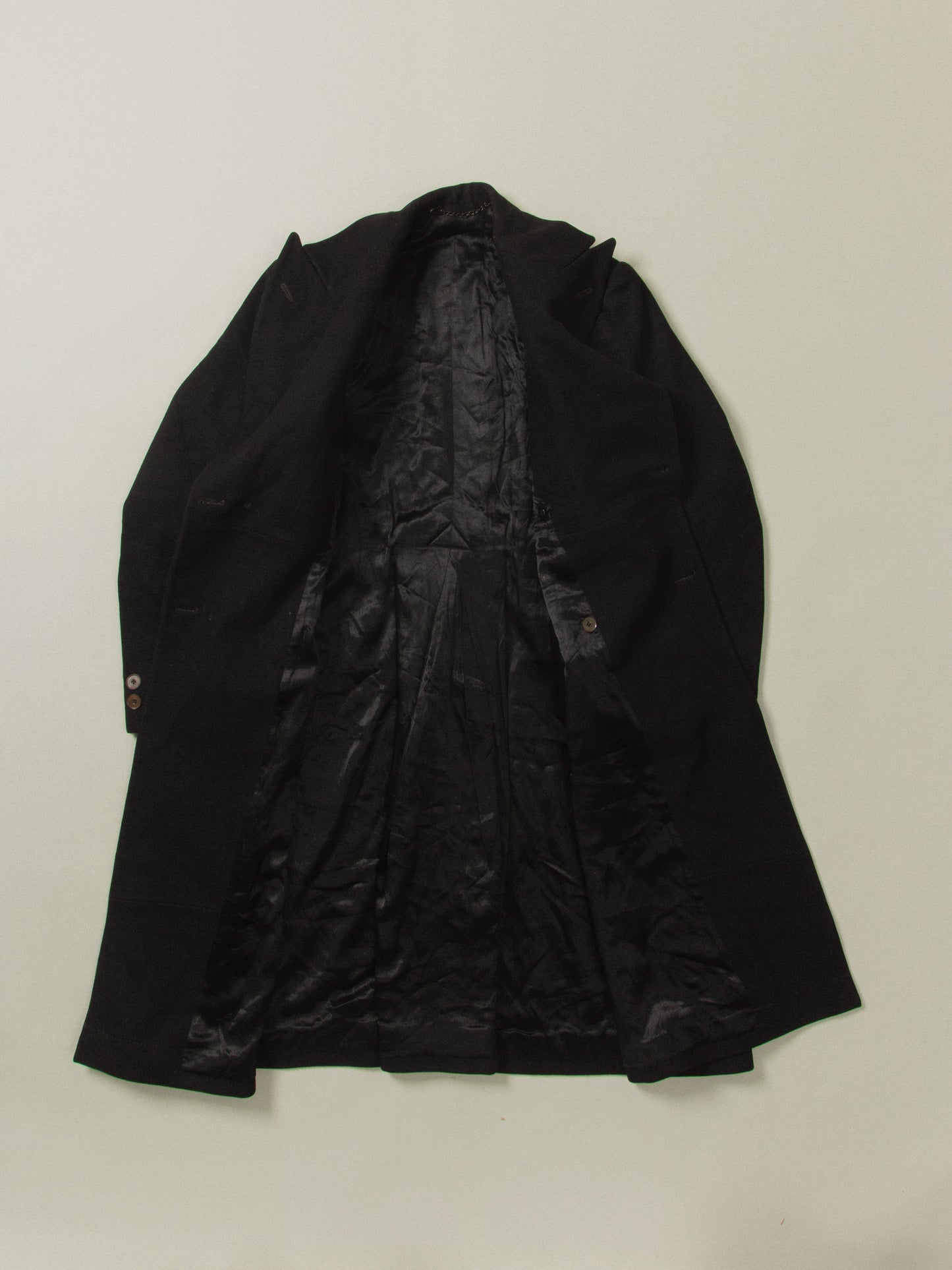 Vtg 1940s Double-Breasted Wool Coat (M)