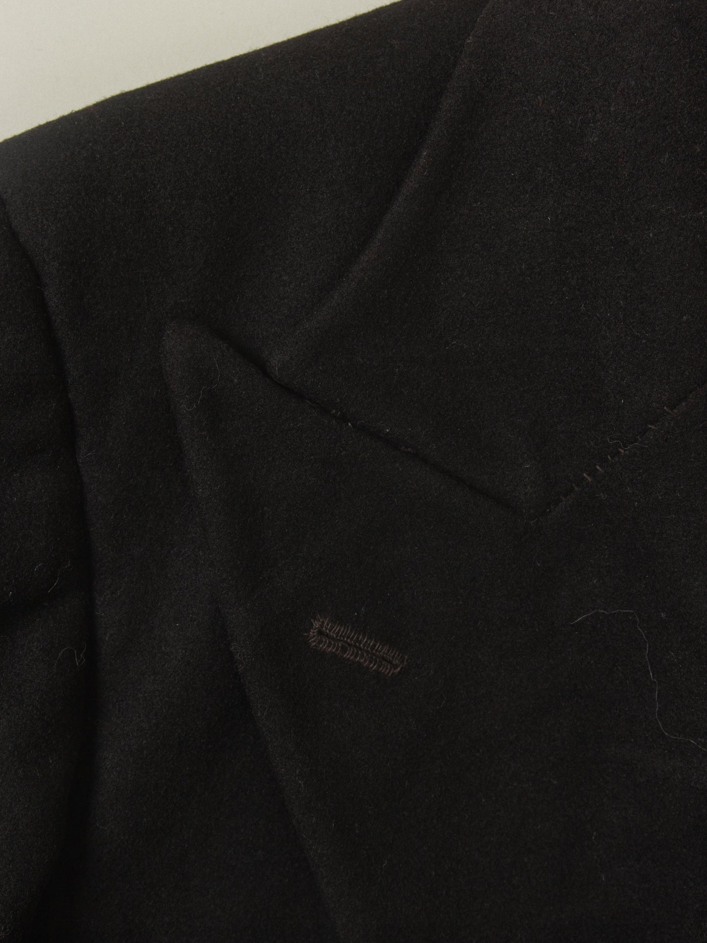 Vtg 1940s Double-Breasted Wool Coat (M)