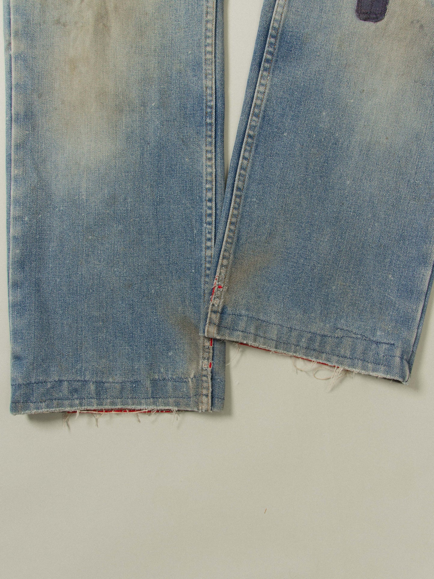 Vtg Levi's Orange Tab Flannel Lined Denim - Made in USA (34x30)