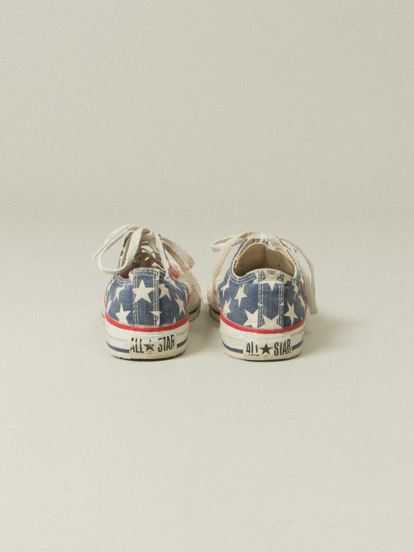 Vtg 1980s Converse All Star Flag Low-Top - Made in USA (US 4.5-EU 37)