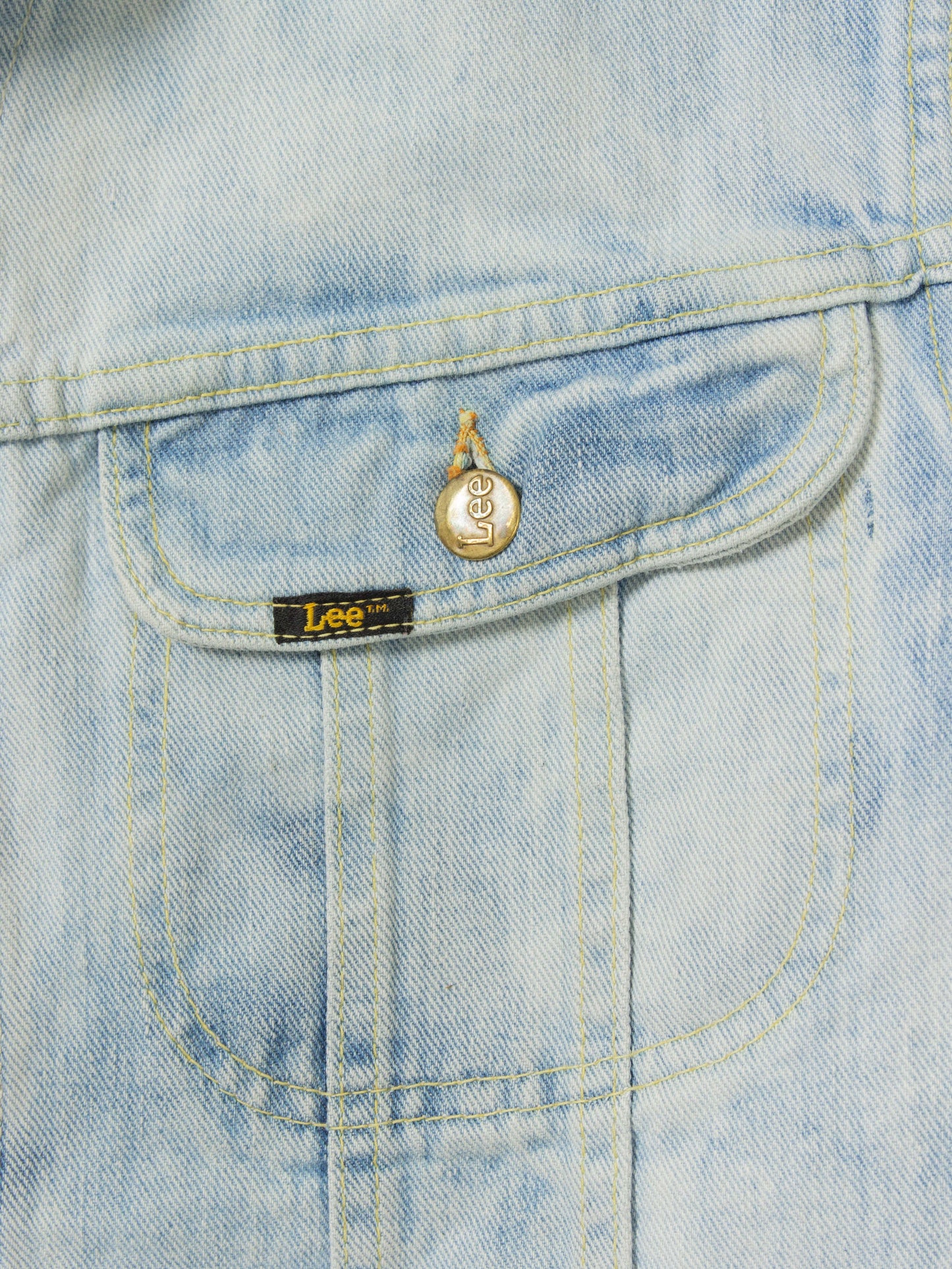Vtg 1970s Lee Denim Jacket - Made in USA (M)