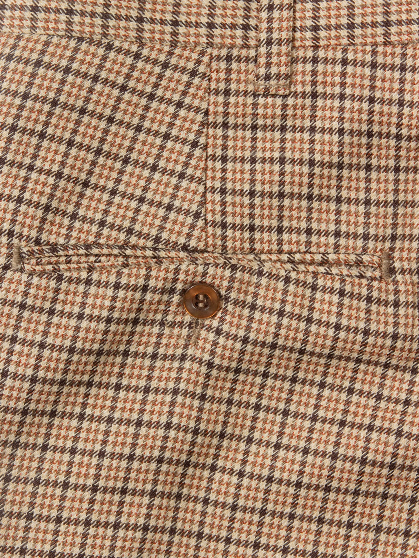 Vtg 1980s Checkered Dress Trousers (36x30)