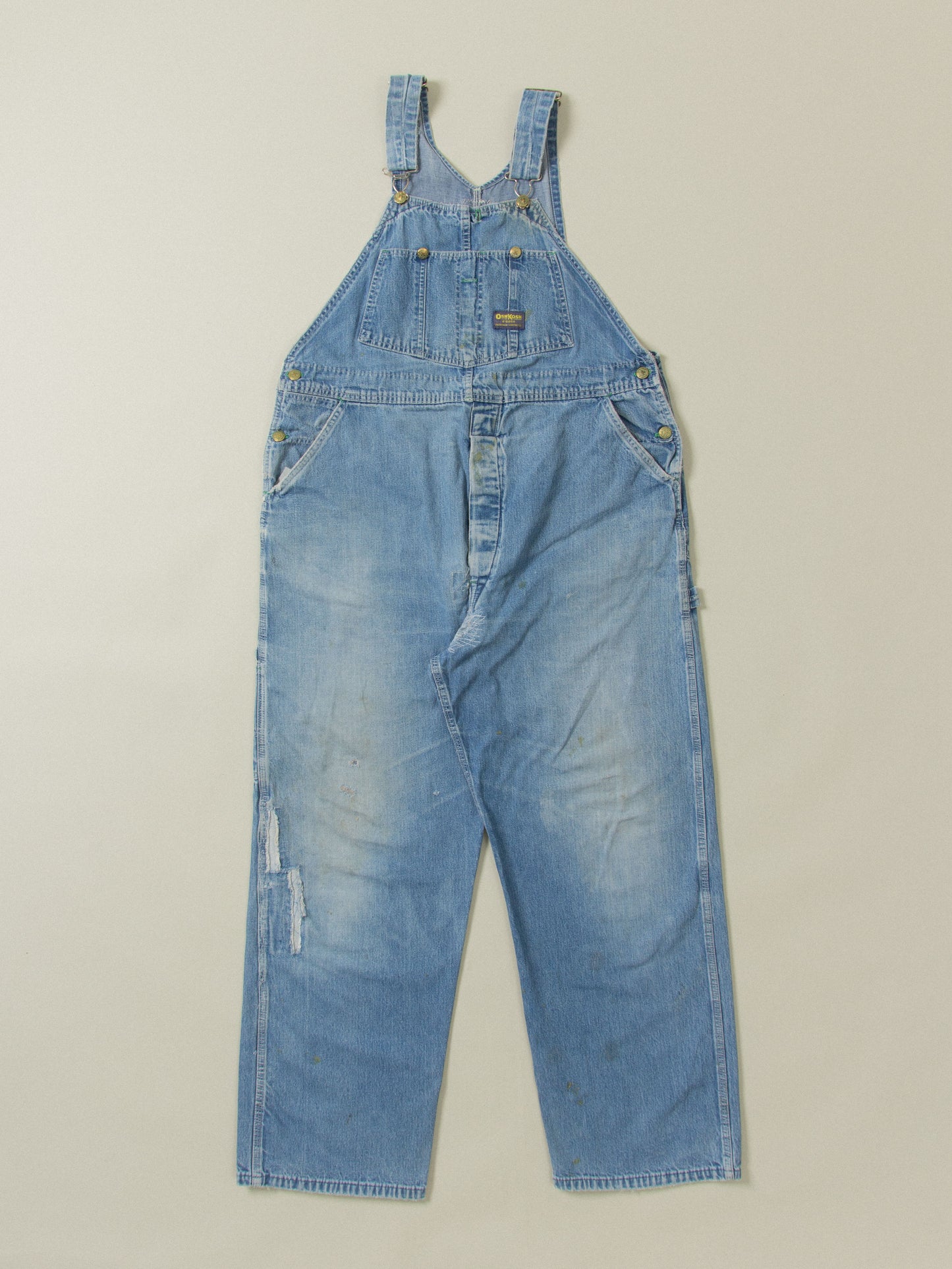 Vtg 1990s OshKosh Denim Overall - Made in USA (L)