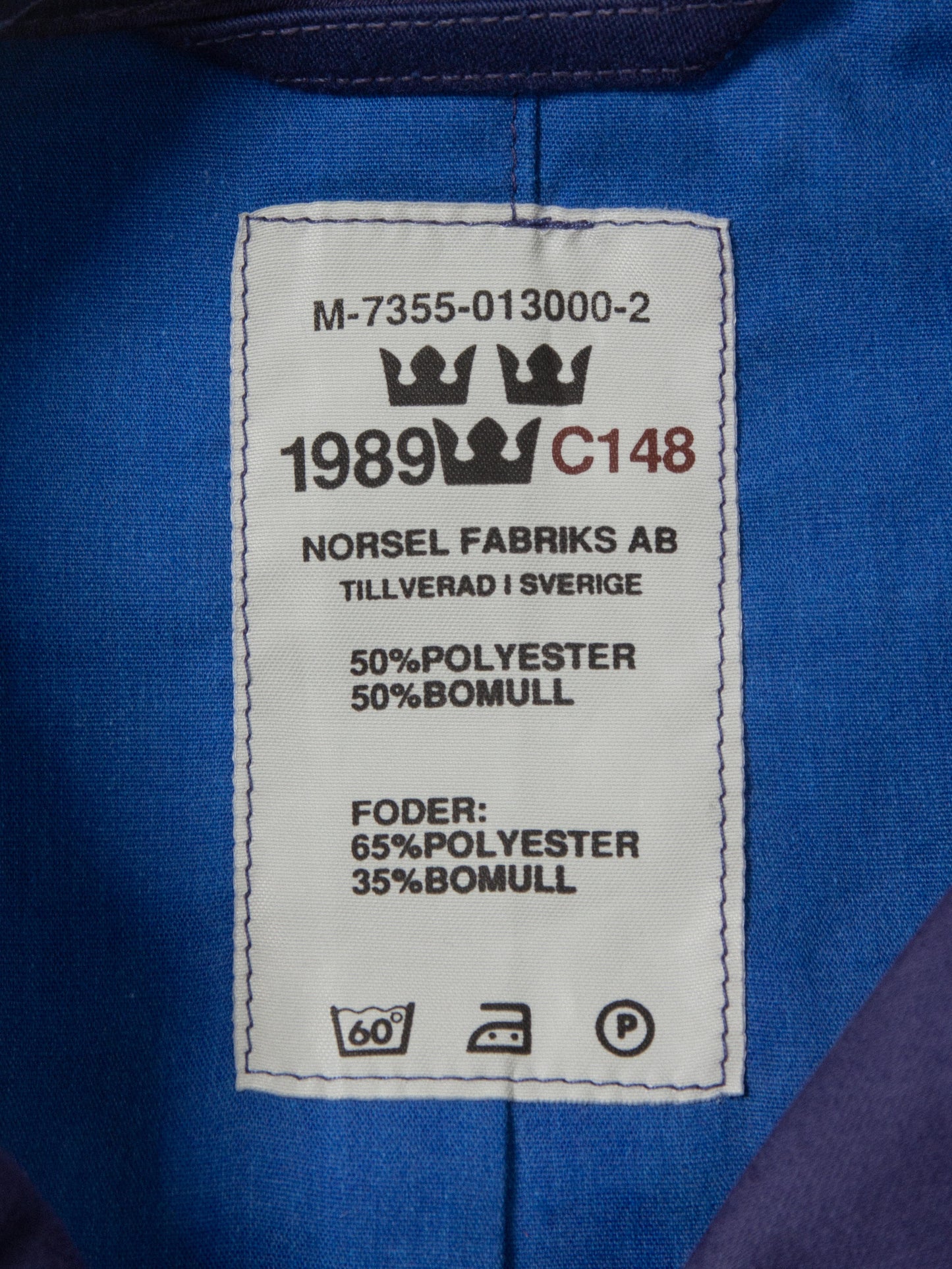 Vtg 1980s Swedish Navy Jacket