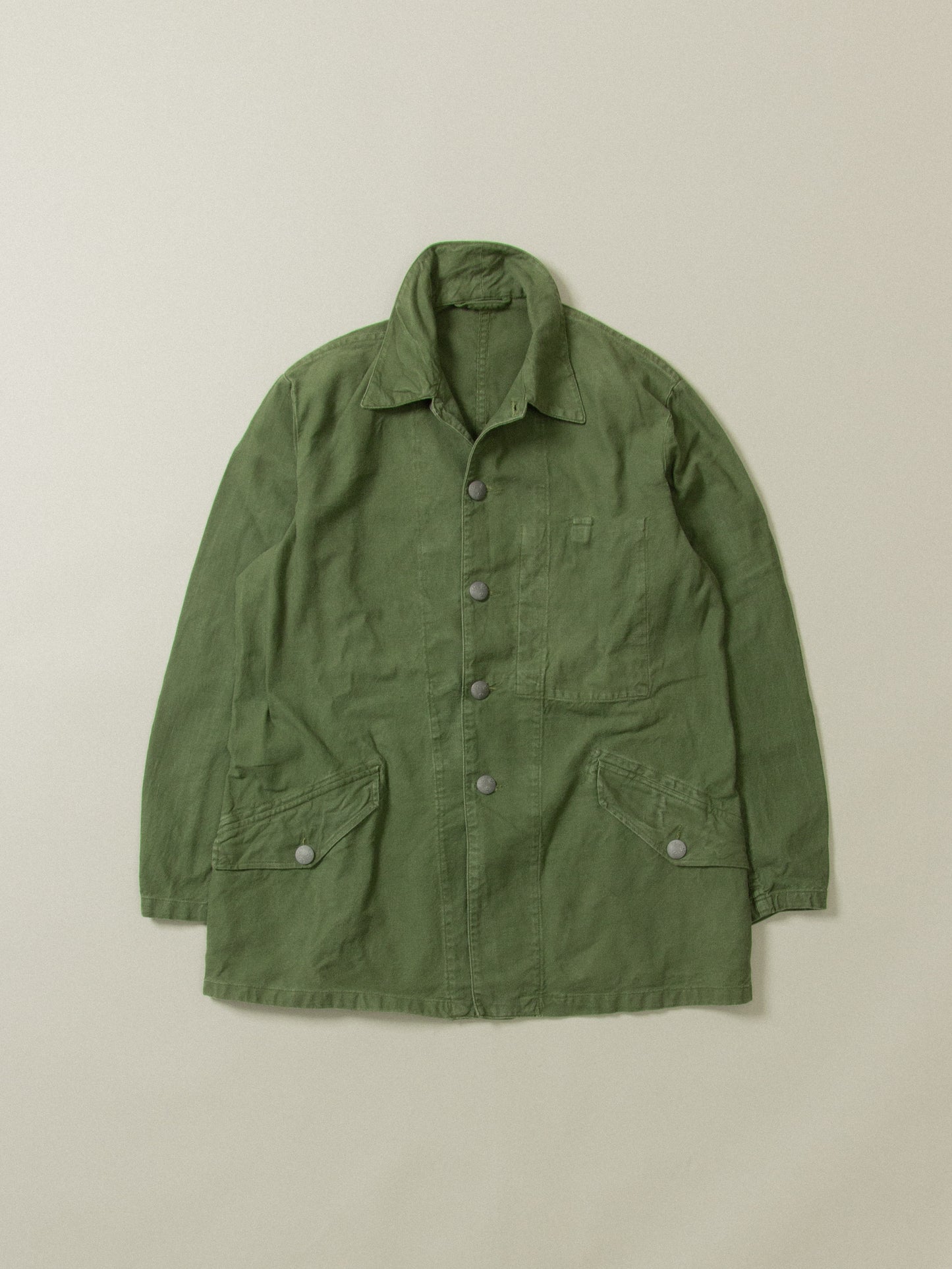 Vtg Swedish Army Chore Coat