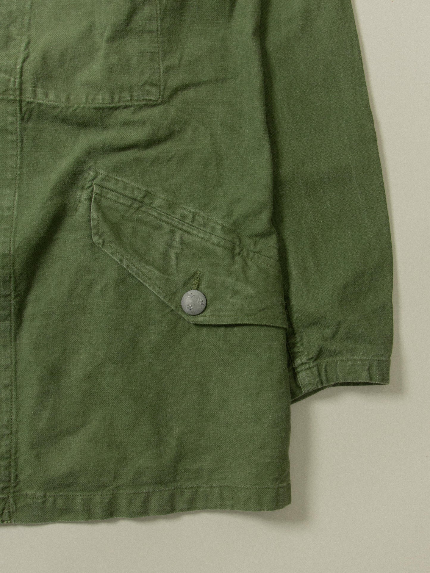 Vtg Swedish Army Chore Coat