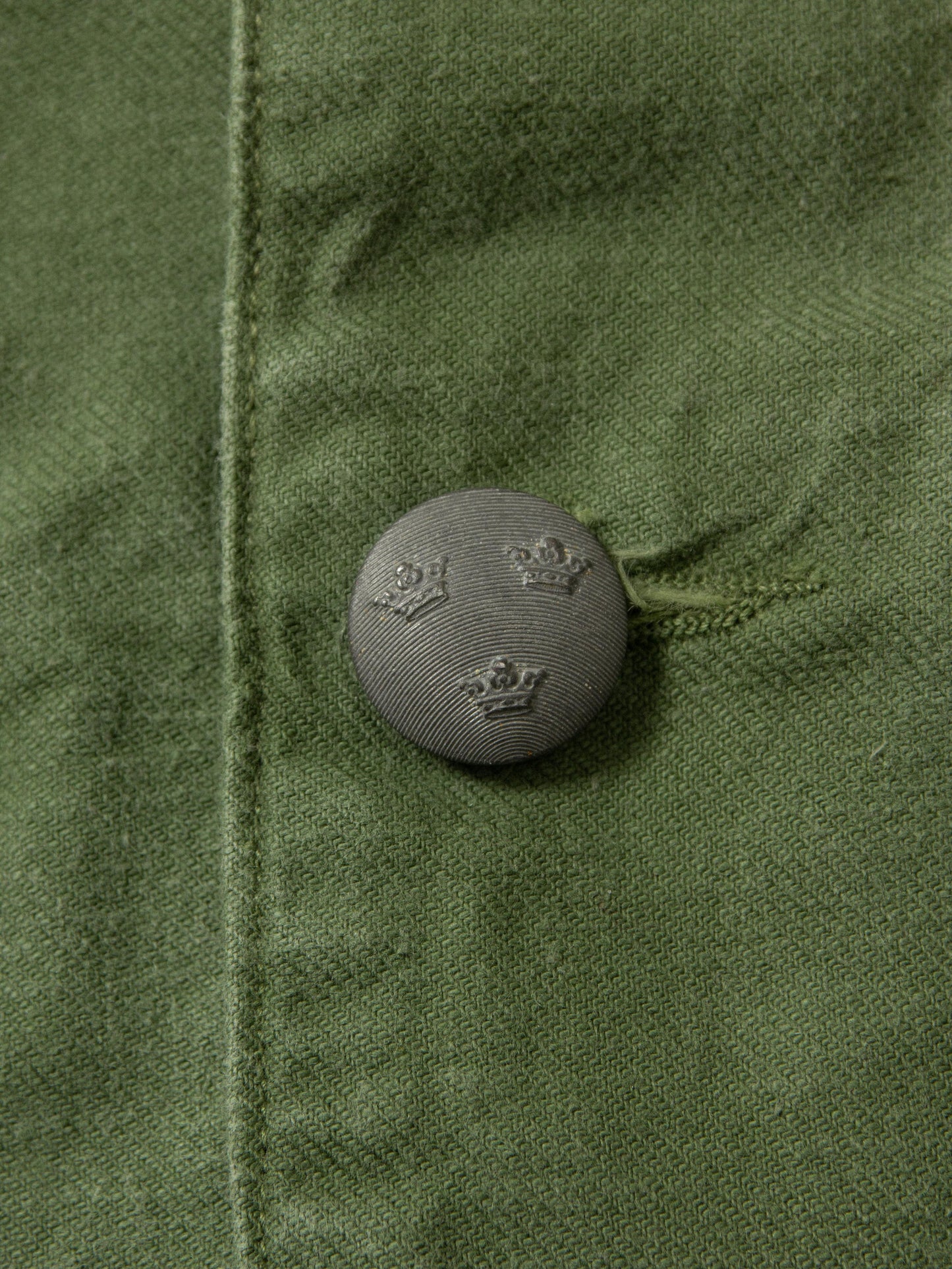 Vtg Swedish Army Chore Coat