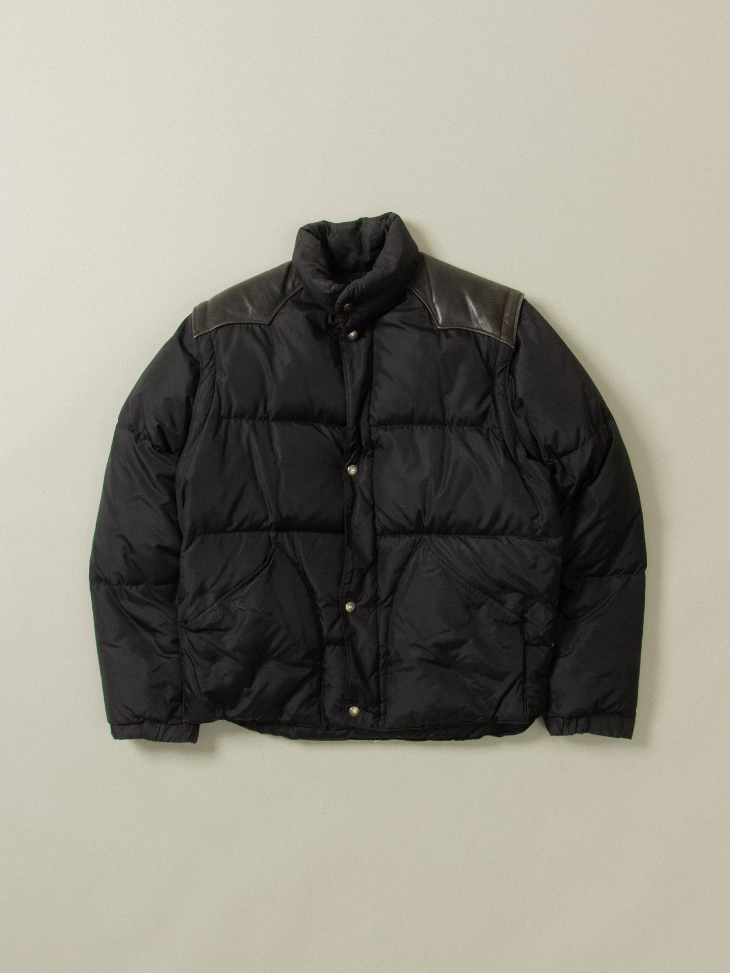 Vtg 1990s Schott Down Jacket - Made in USA (S/M)
