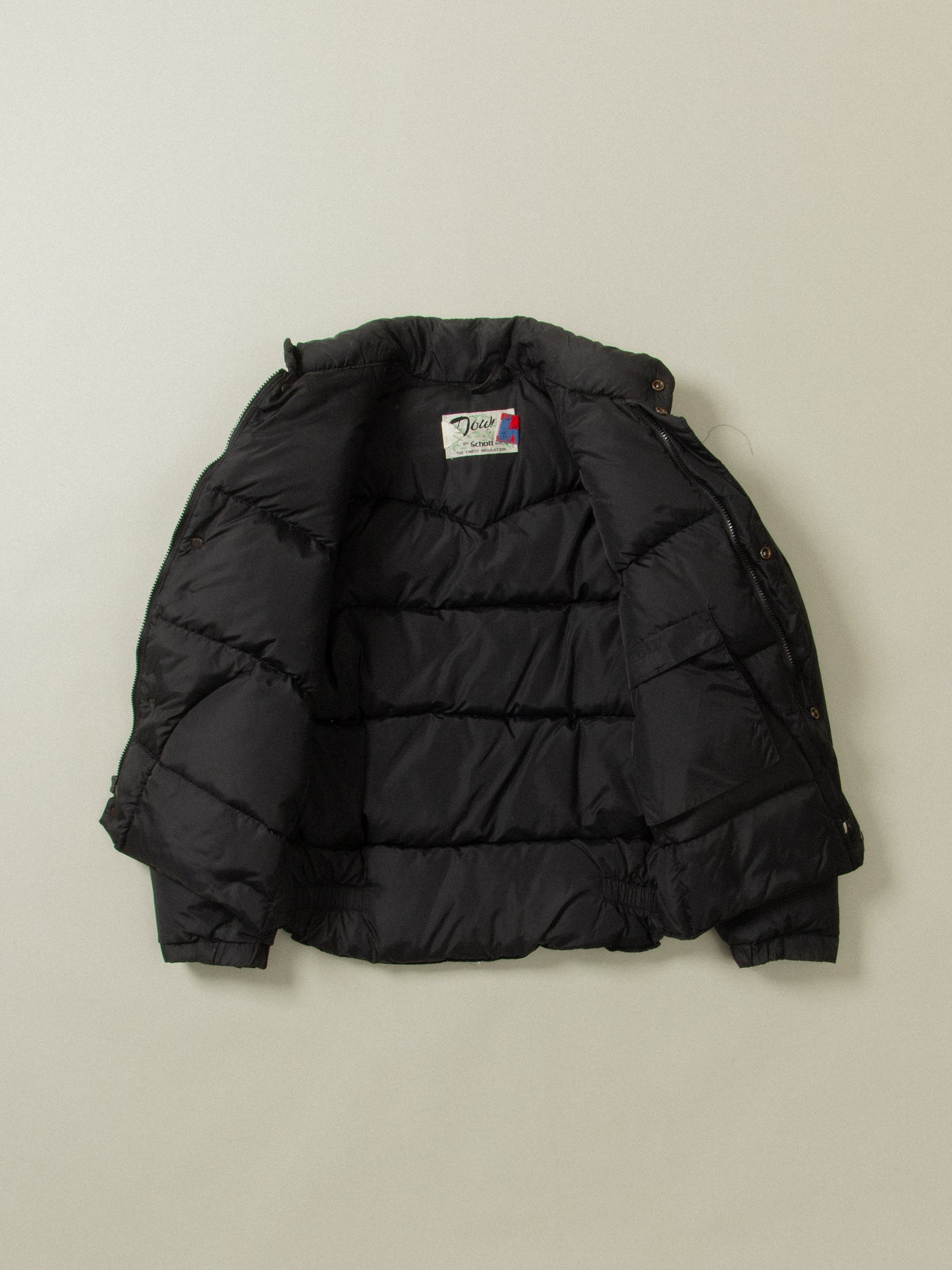 Vtg 1990s Schott Down Jacket - Made in USA (S/M)