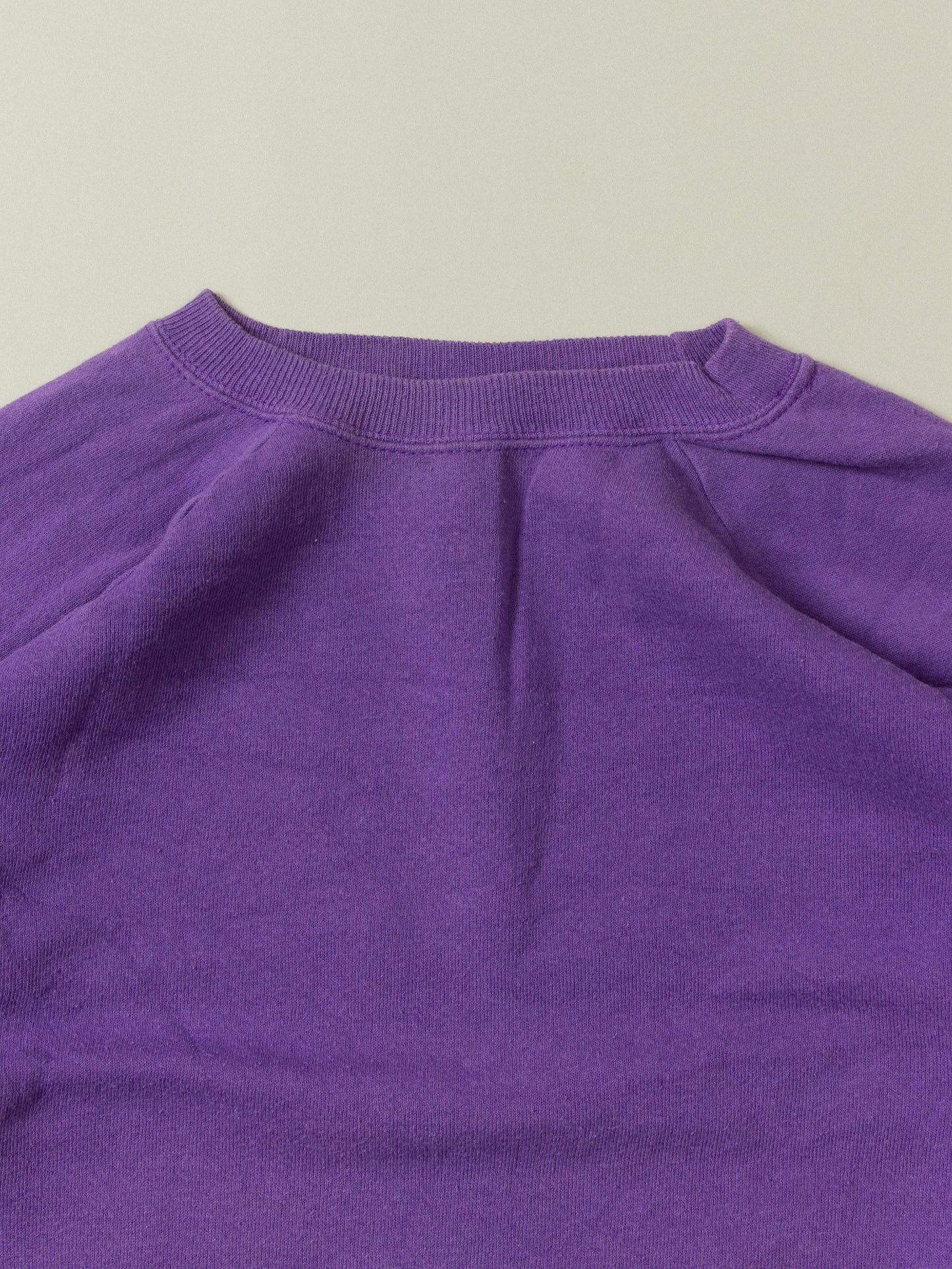 Vtg Hanes Purple Blank Sweatshirt - Made in USA (L/XL)