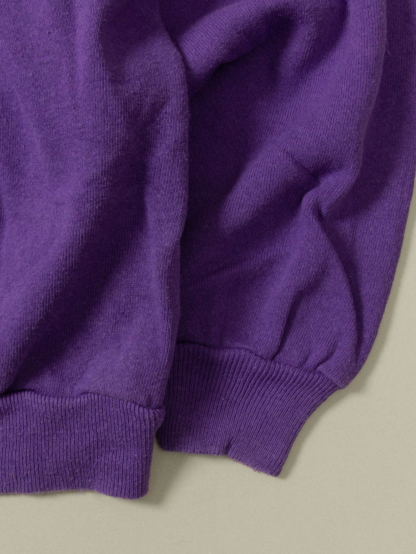 Vtg Hanes Purple Blank Sweatshirt - Made in USA (L/XL)