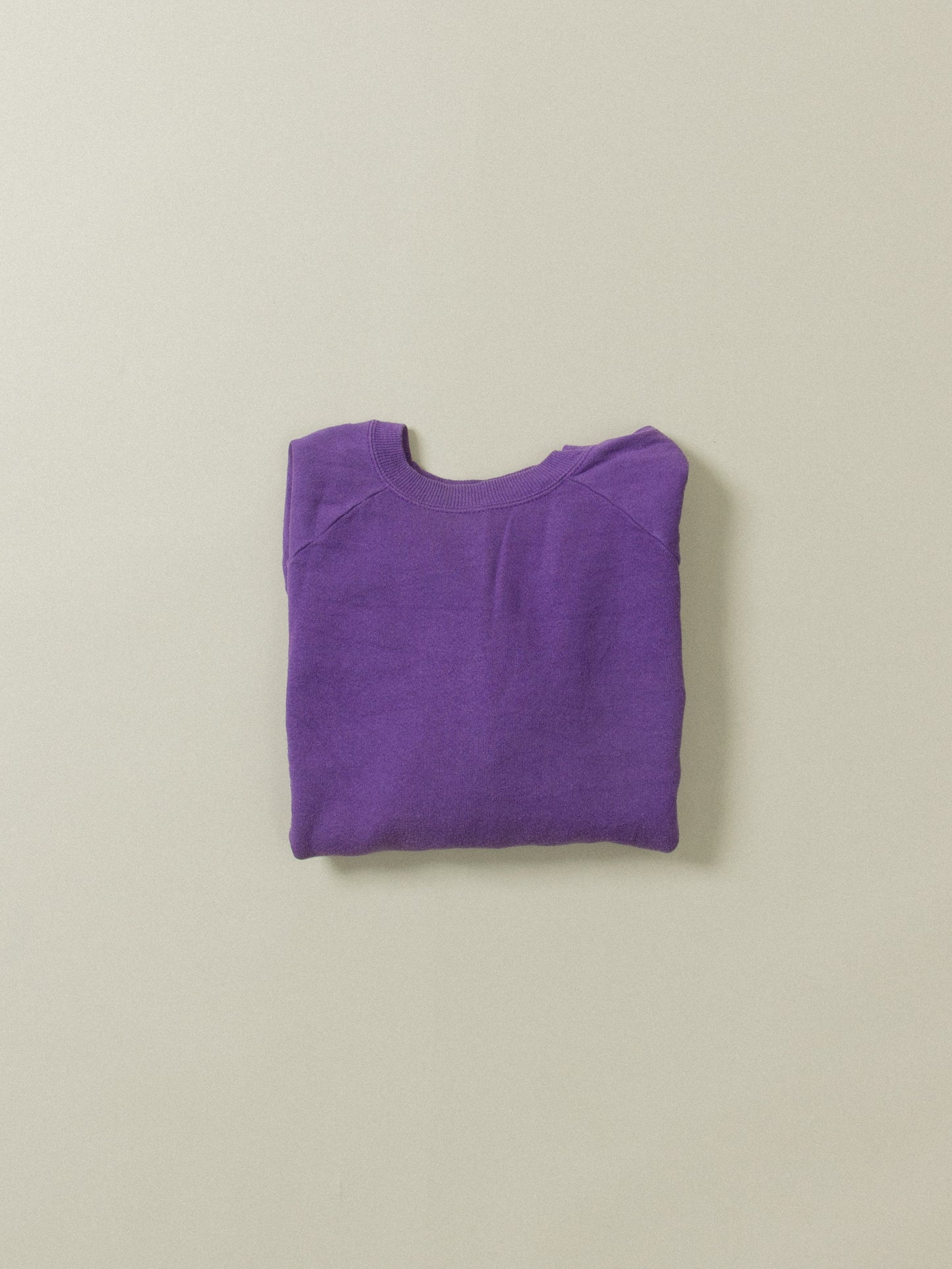 Vtg Hanes Purple Blank Sweatshirt - Made in USA (L/XL)